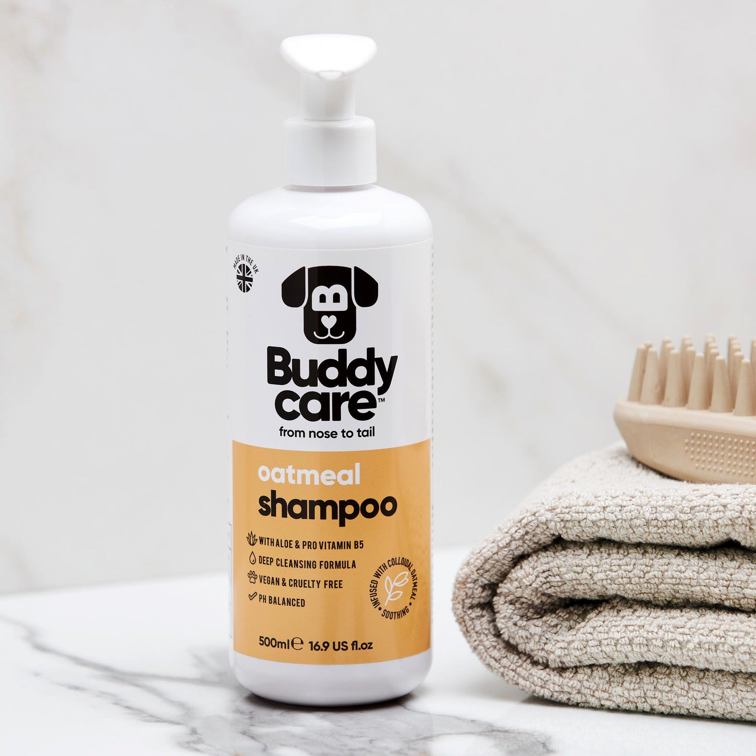 Oatmeal Dog Shampoo by Buddycare