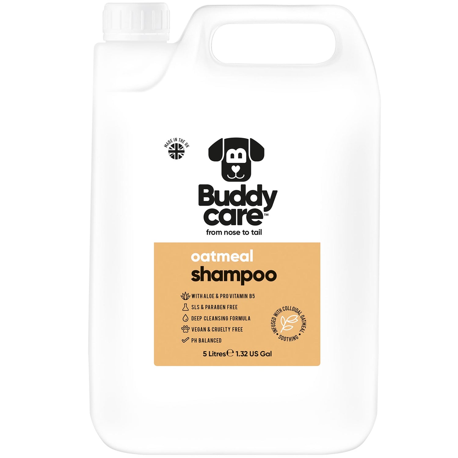 Oatmeal Dog Shampoo by Buddycare