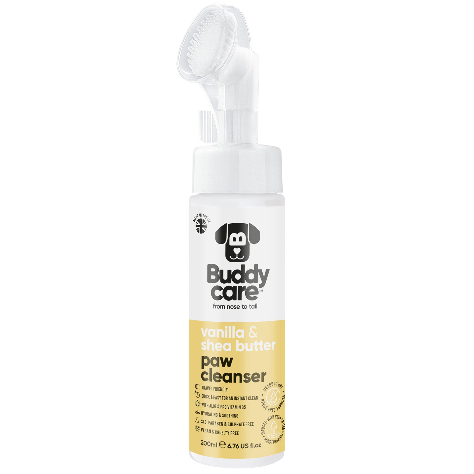 Vanilla & Shea Butter Paw Cleanser by Buddycare
