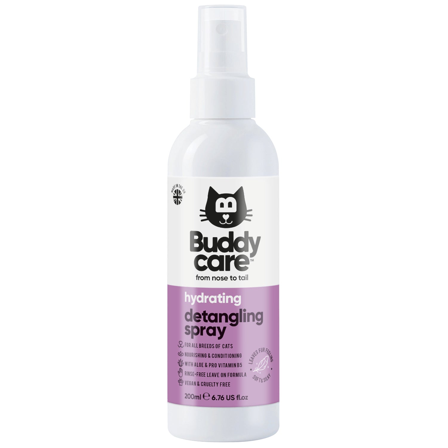 Cat Hydrating Detangling Spray by Buddycare