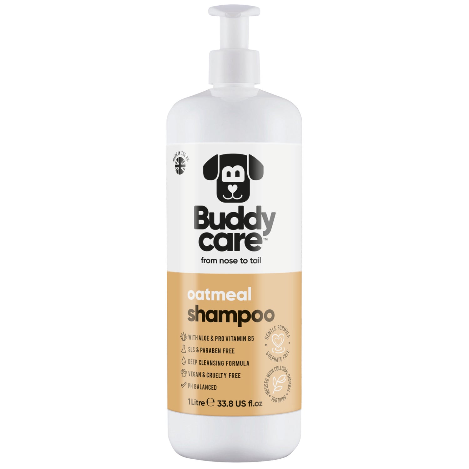 Oatmeal Dog Shampoo by Buddycare
