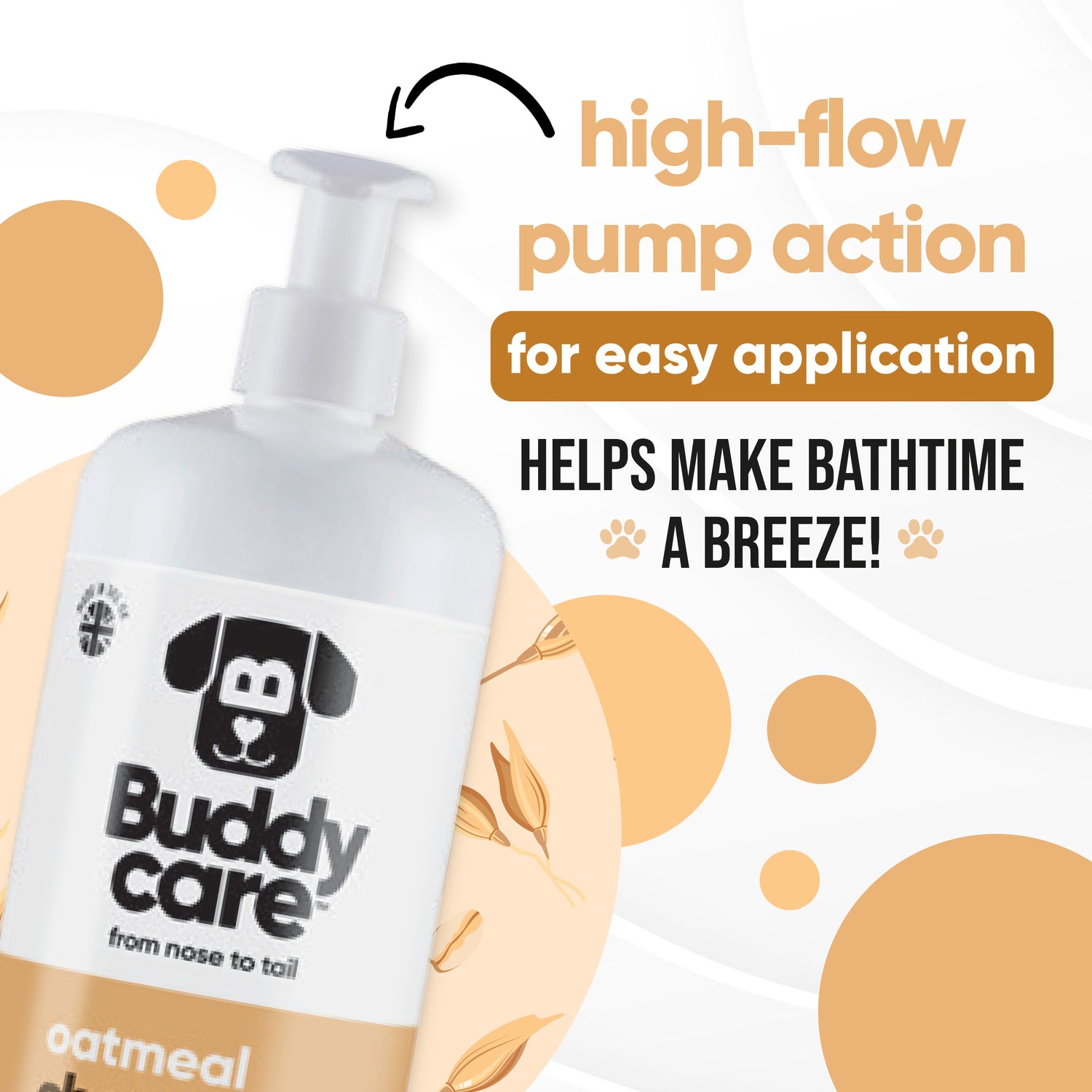 Oatmeal Dog Shampoo by Buddycare