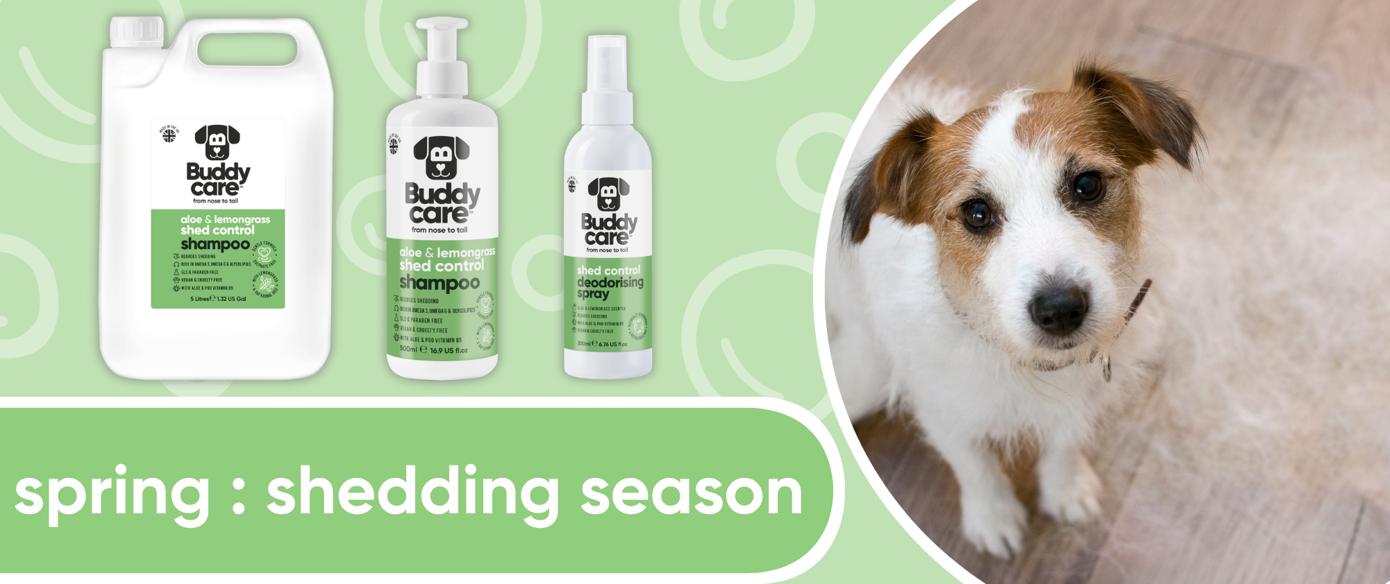 Spring = Shedding Season 🐶💚