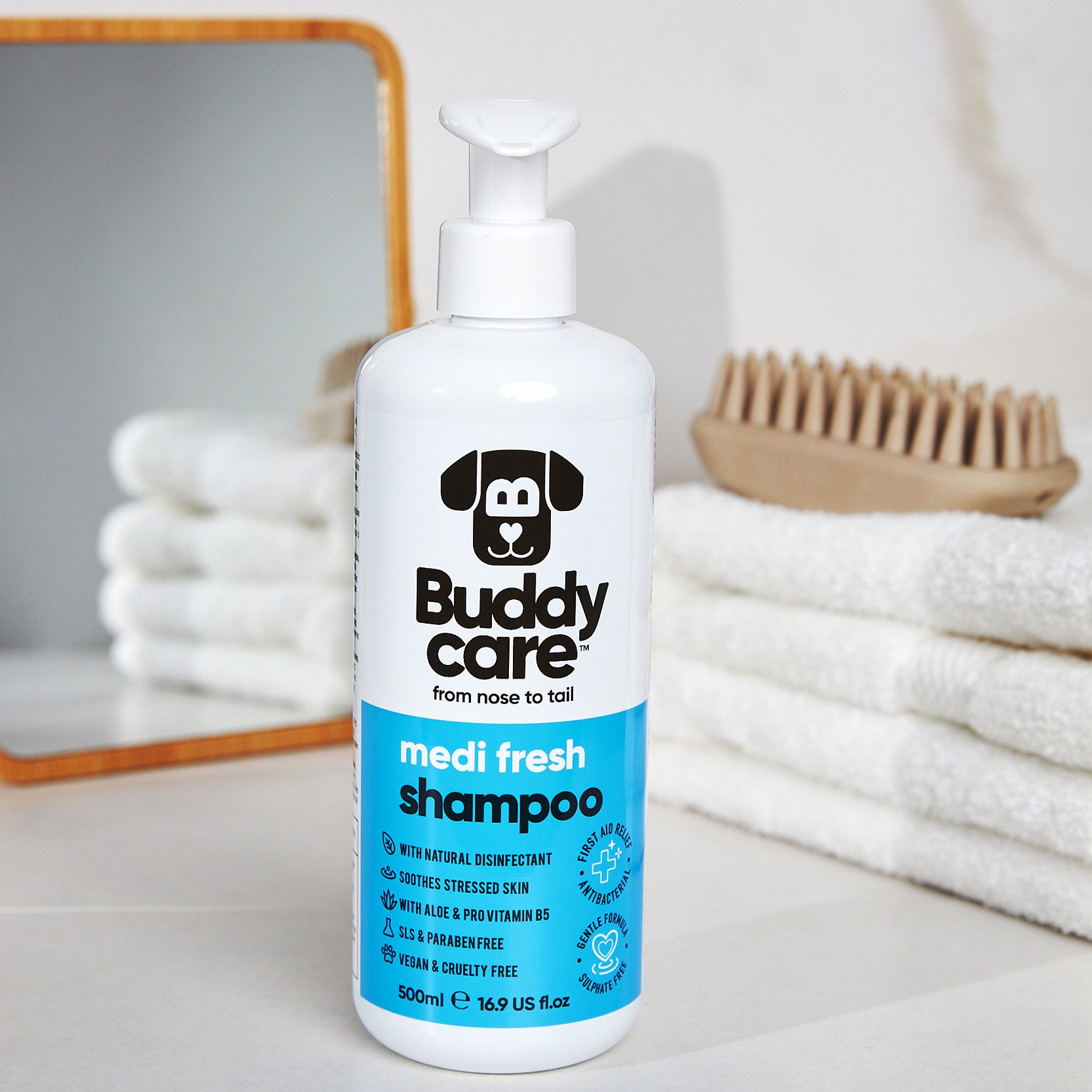 Medi Fresh Dog Shampoo by Buddycare