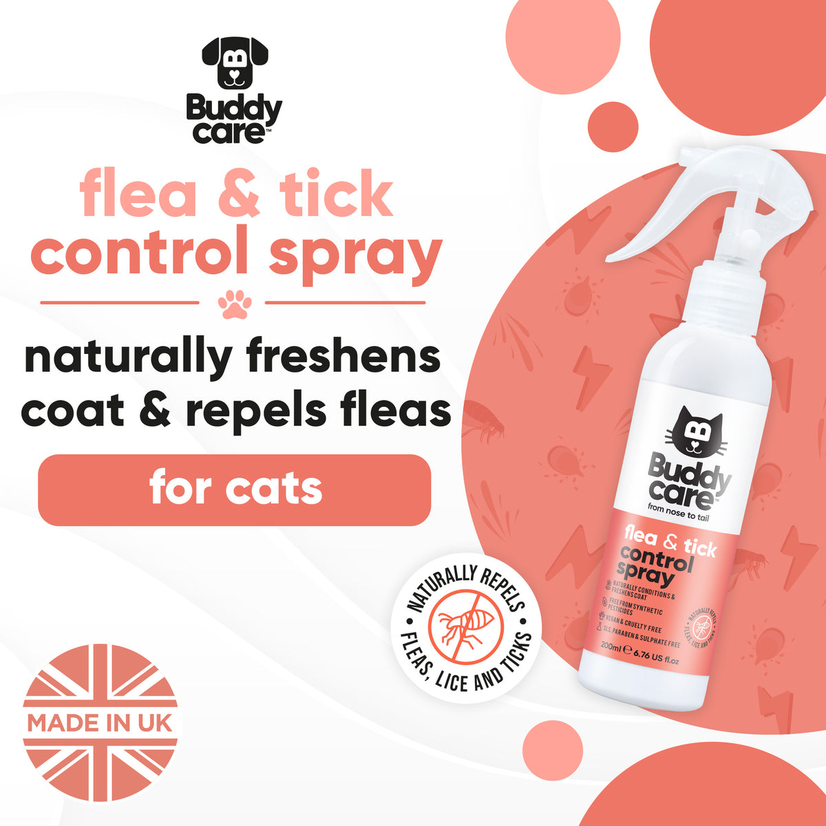 Cat Flea & Tick Control Spray