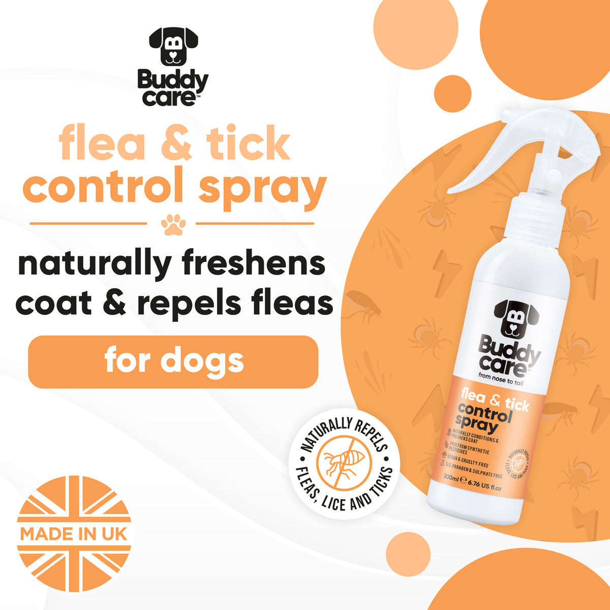 Dog Flea & Tick Control Spray