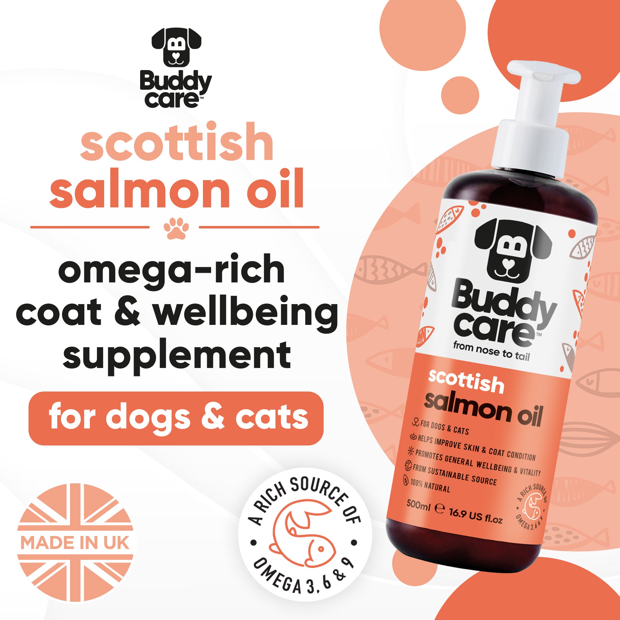 Scottish Salmon Oil for Dogs & Cats