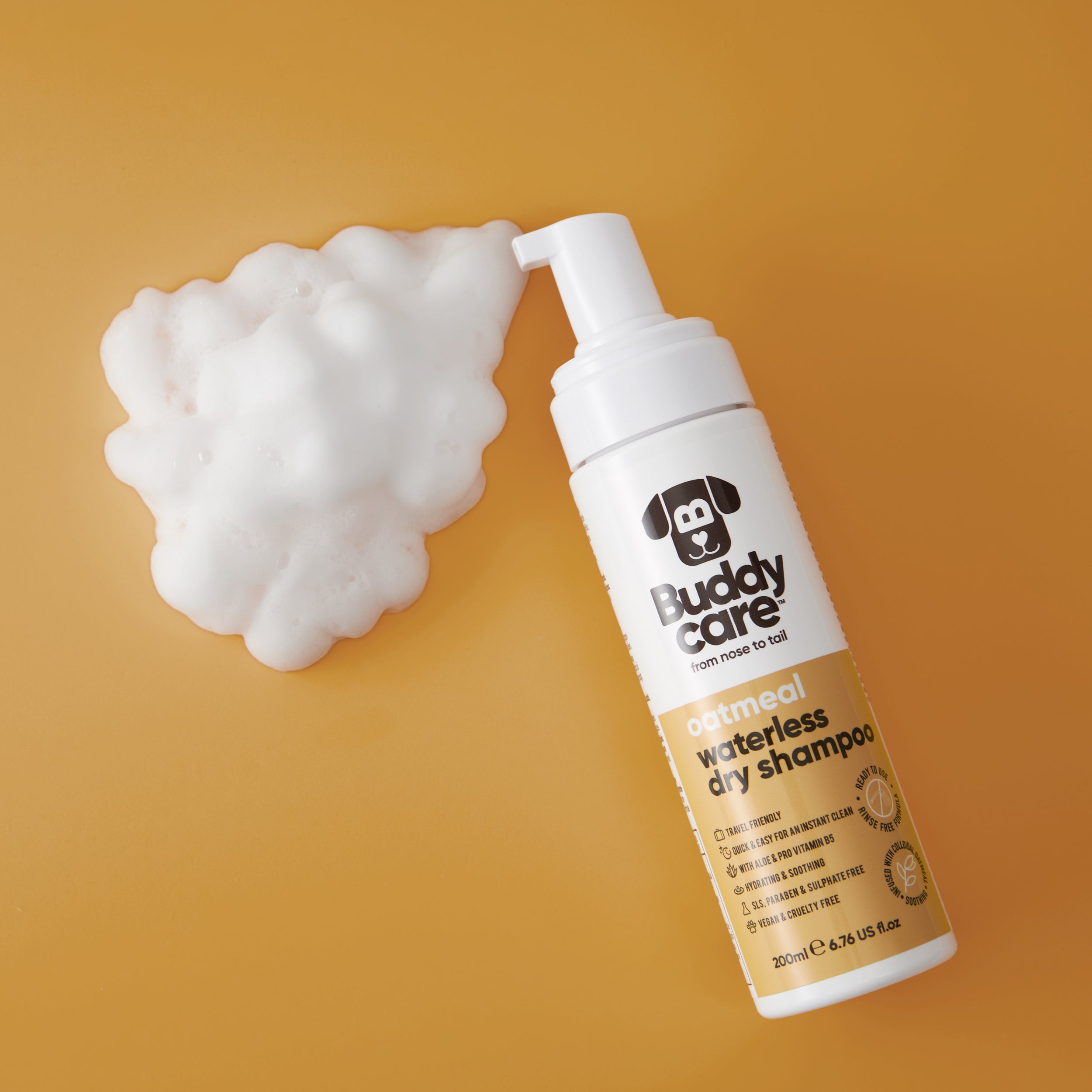 Oatmeal Waterless Dry Dog Shampoo