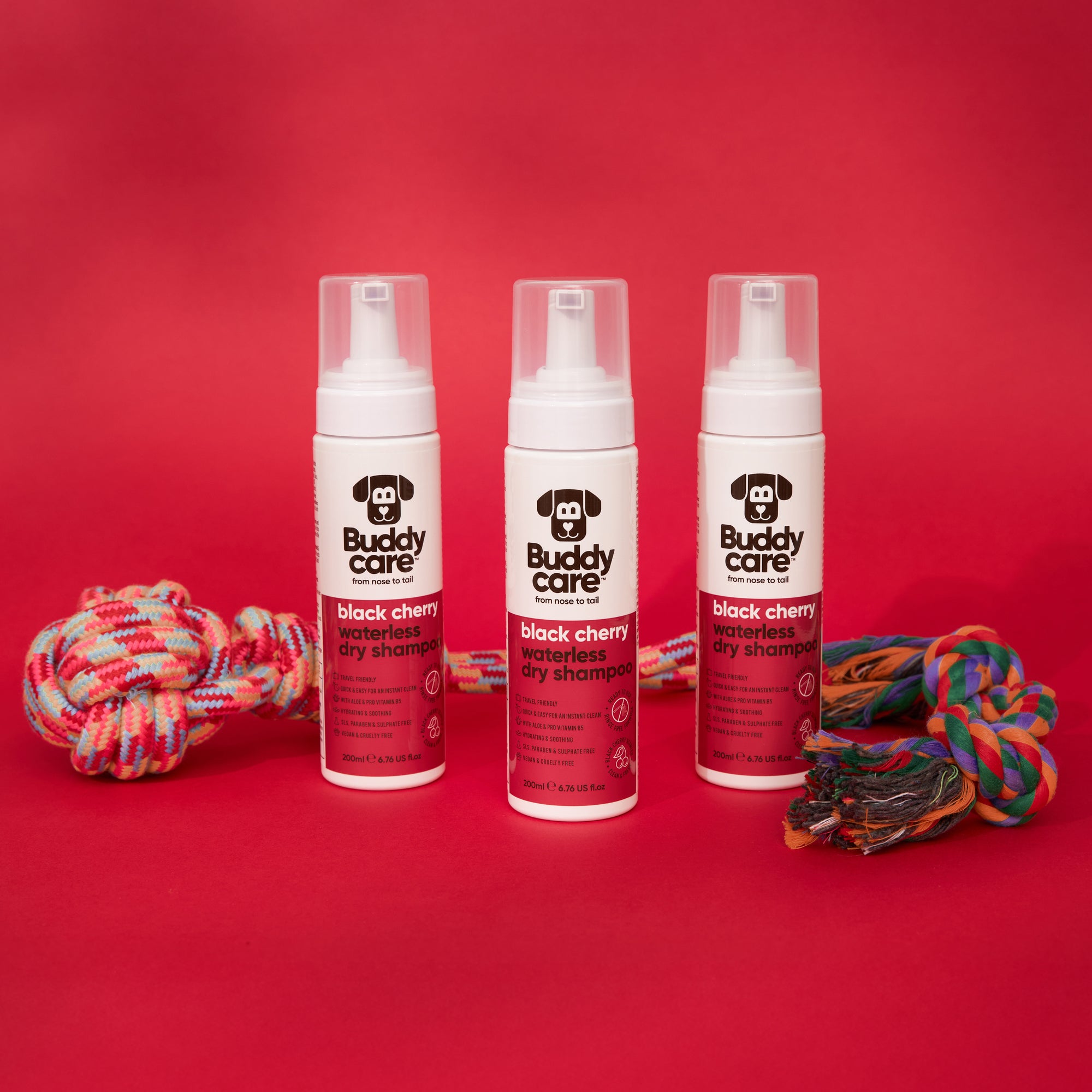 Black Cherry Waterless Dry Dog Shampoo