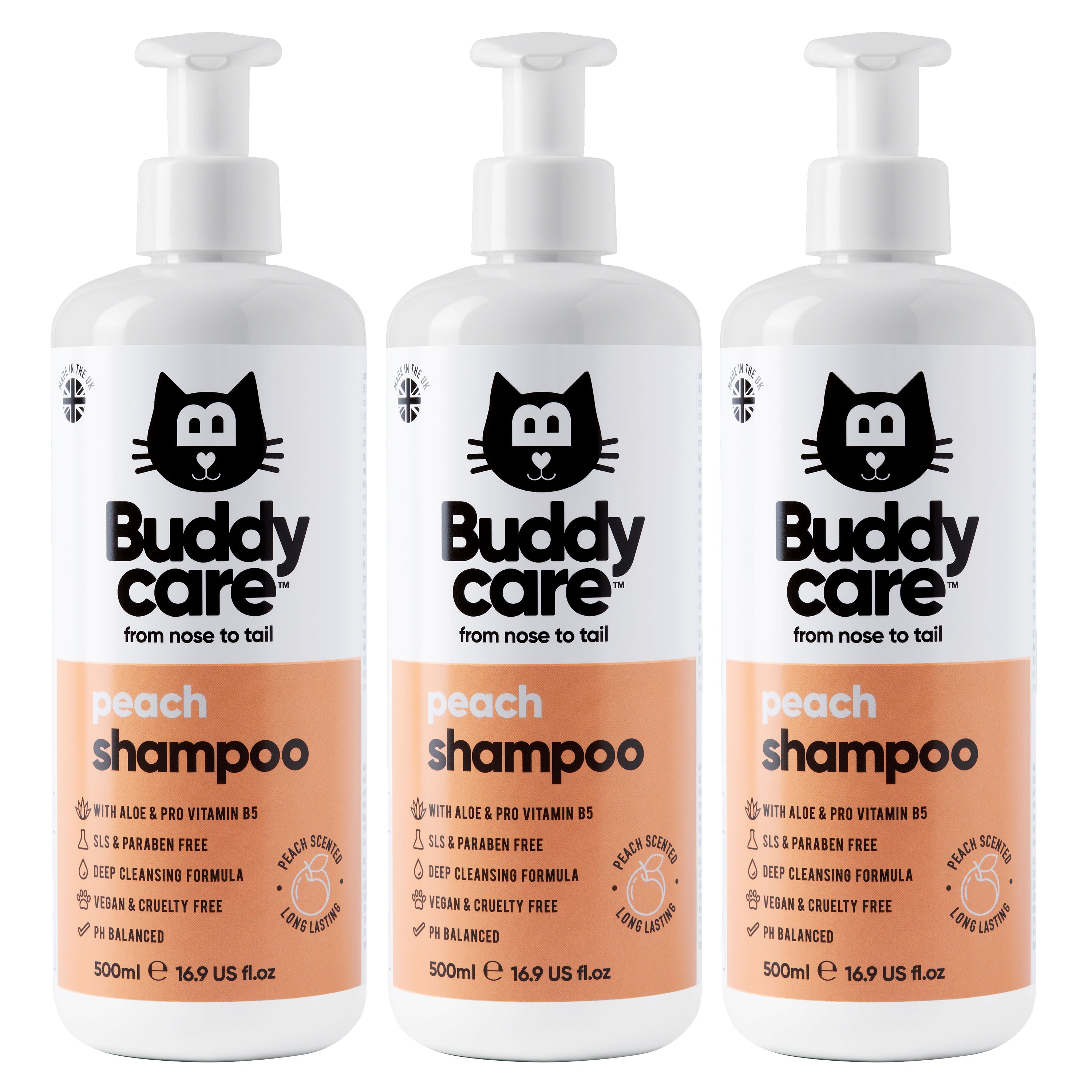 Peach Cat Shampoo by Buddycare