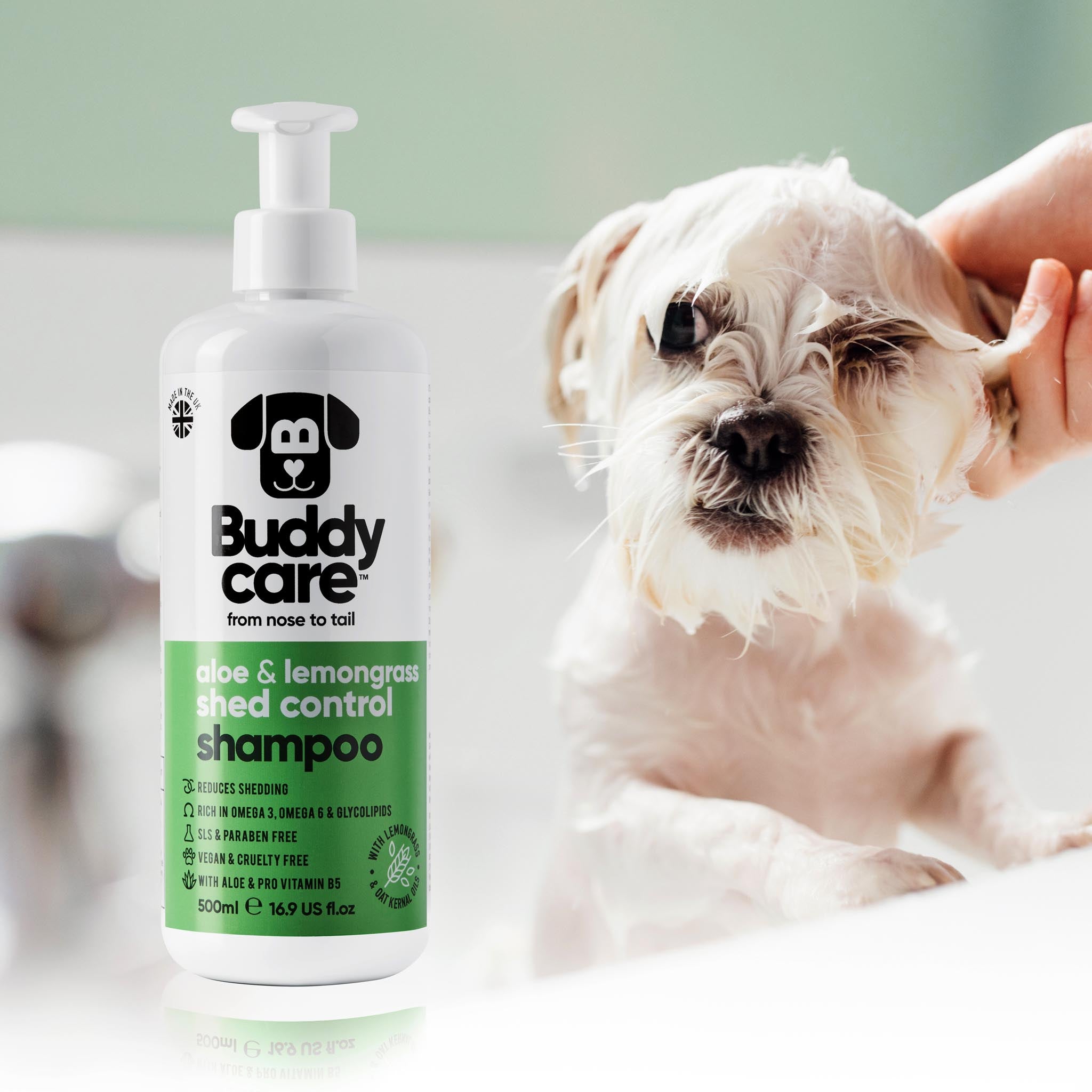 Shed Control Aloe &amp; Lemongrass Dog Shampoo