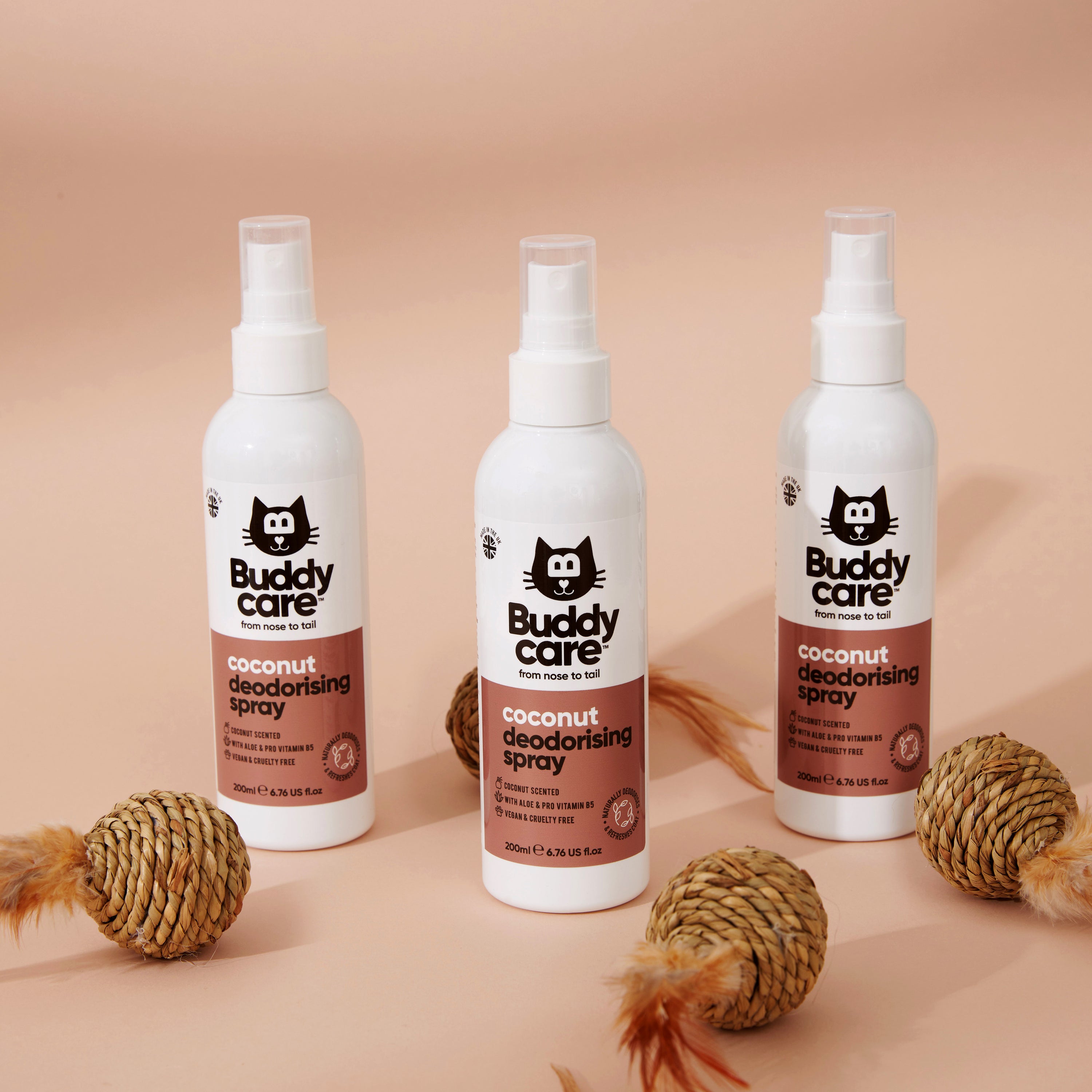 Coconut Cat Deodorising Spray by Buddycare