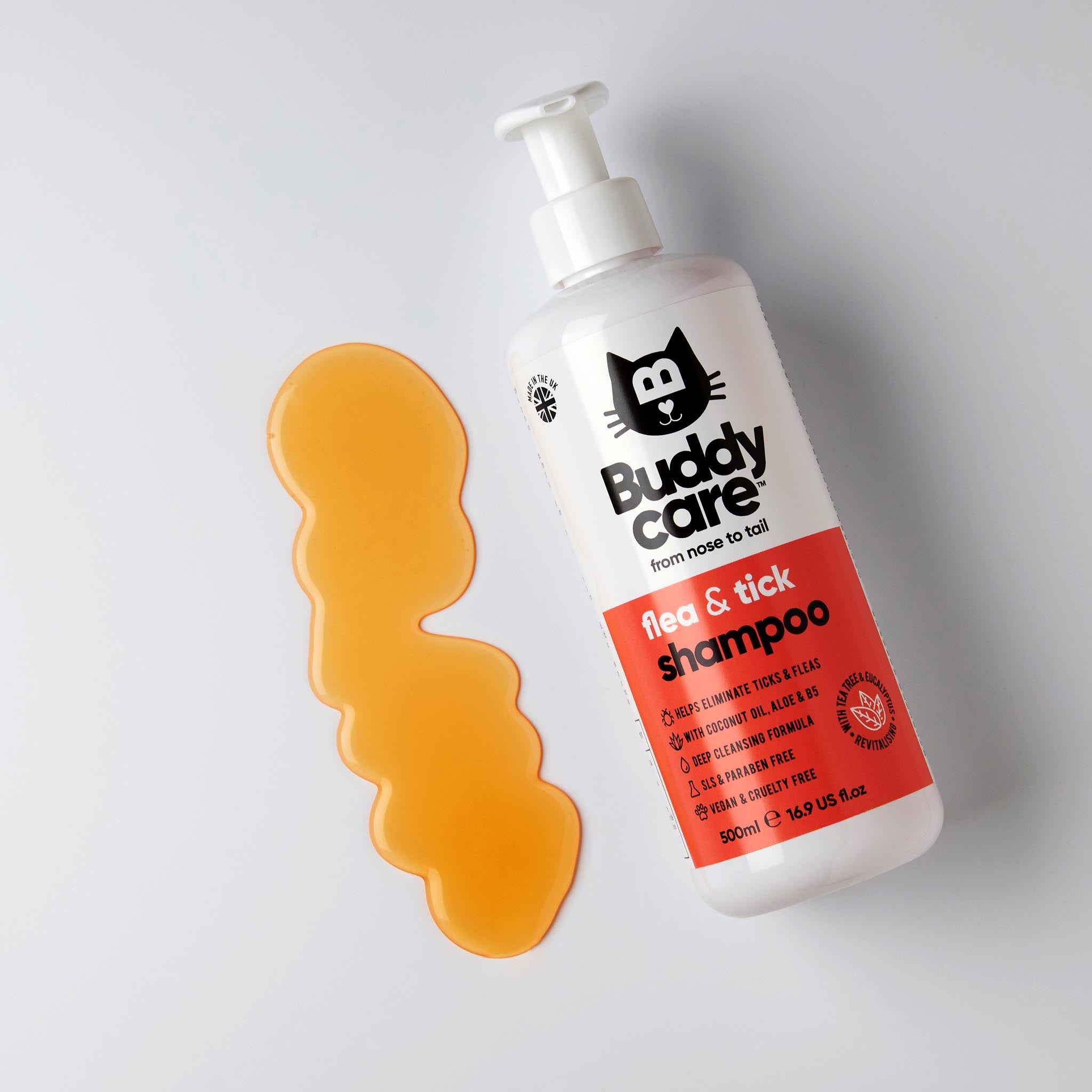 Flea & Tick Cat Shampoo by Buddycare