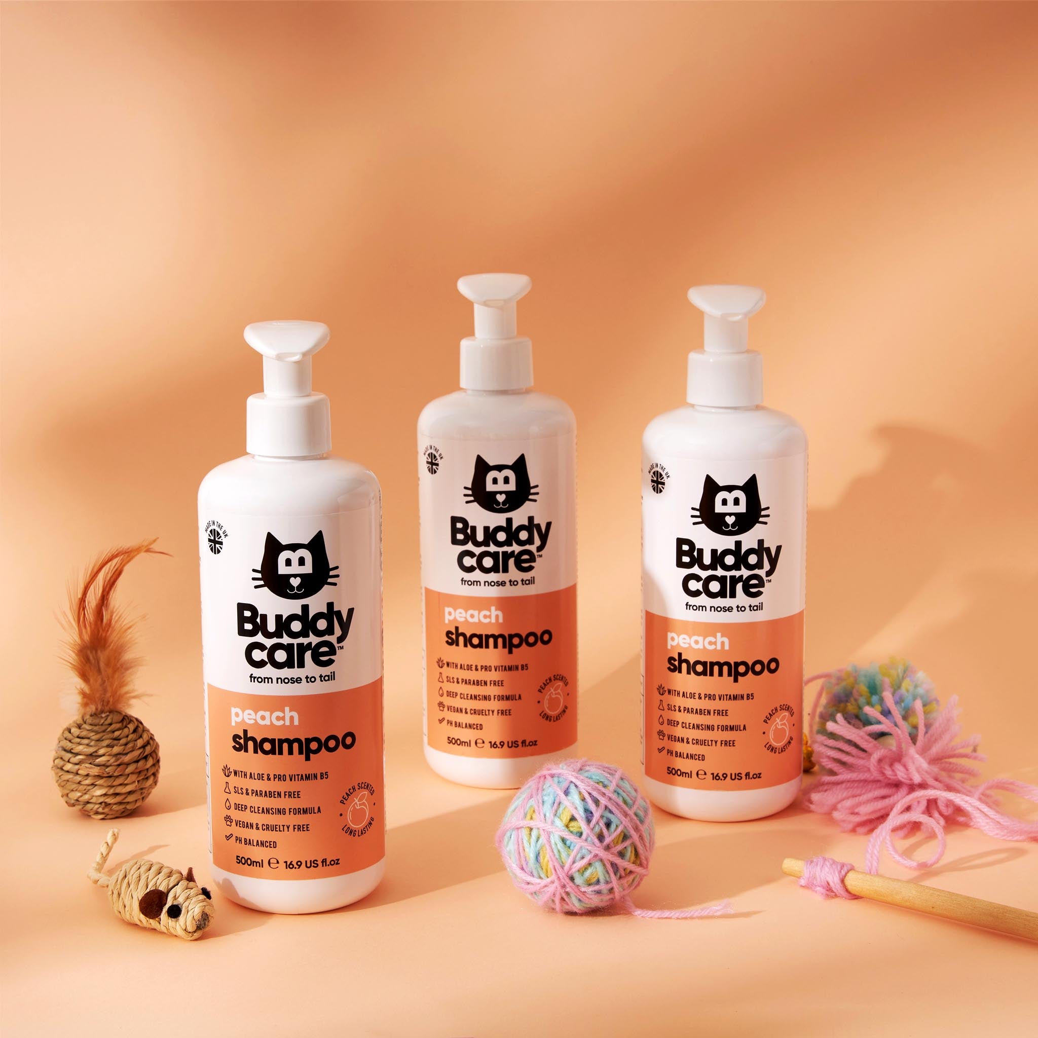 Peach Cat Shampoo by Buddycare