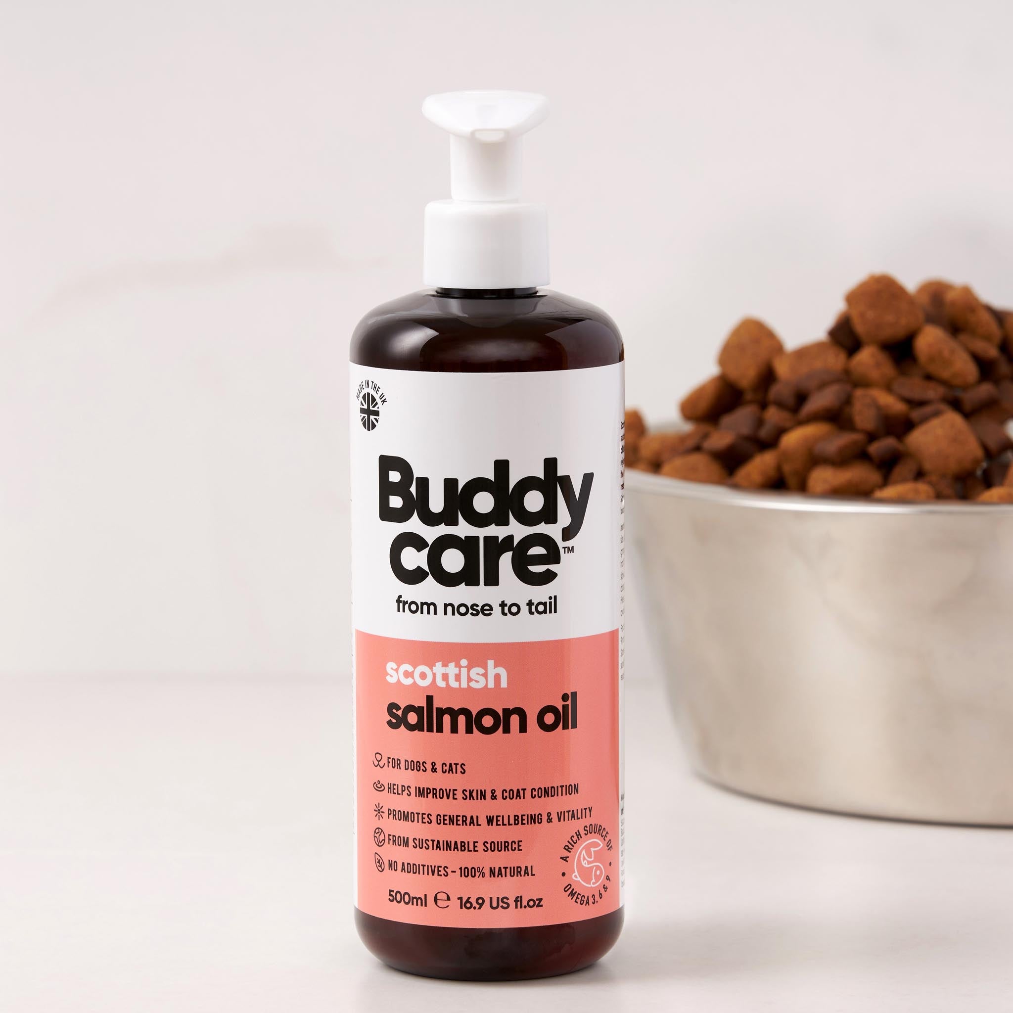 Scottish Salmon Oil for Dogs & Cats by Buddycare