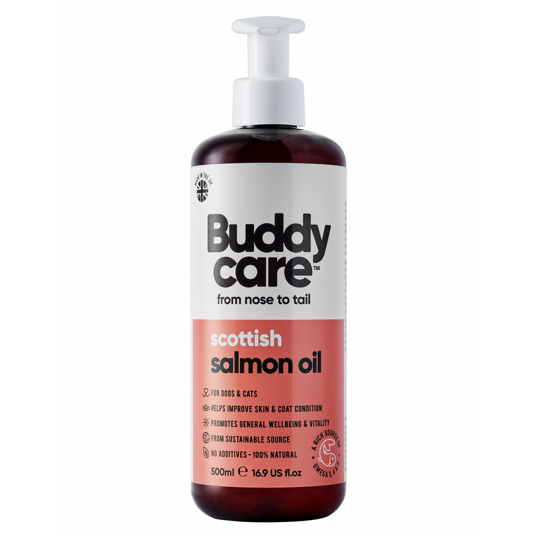 Scottish Salmon Oil for Dogs &amp; Cats by Buddycare