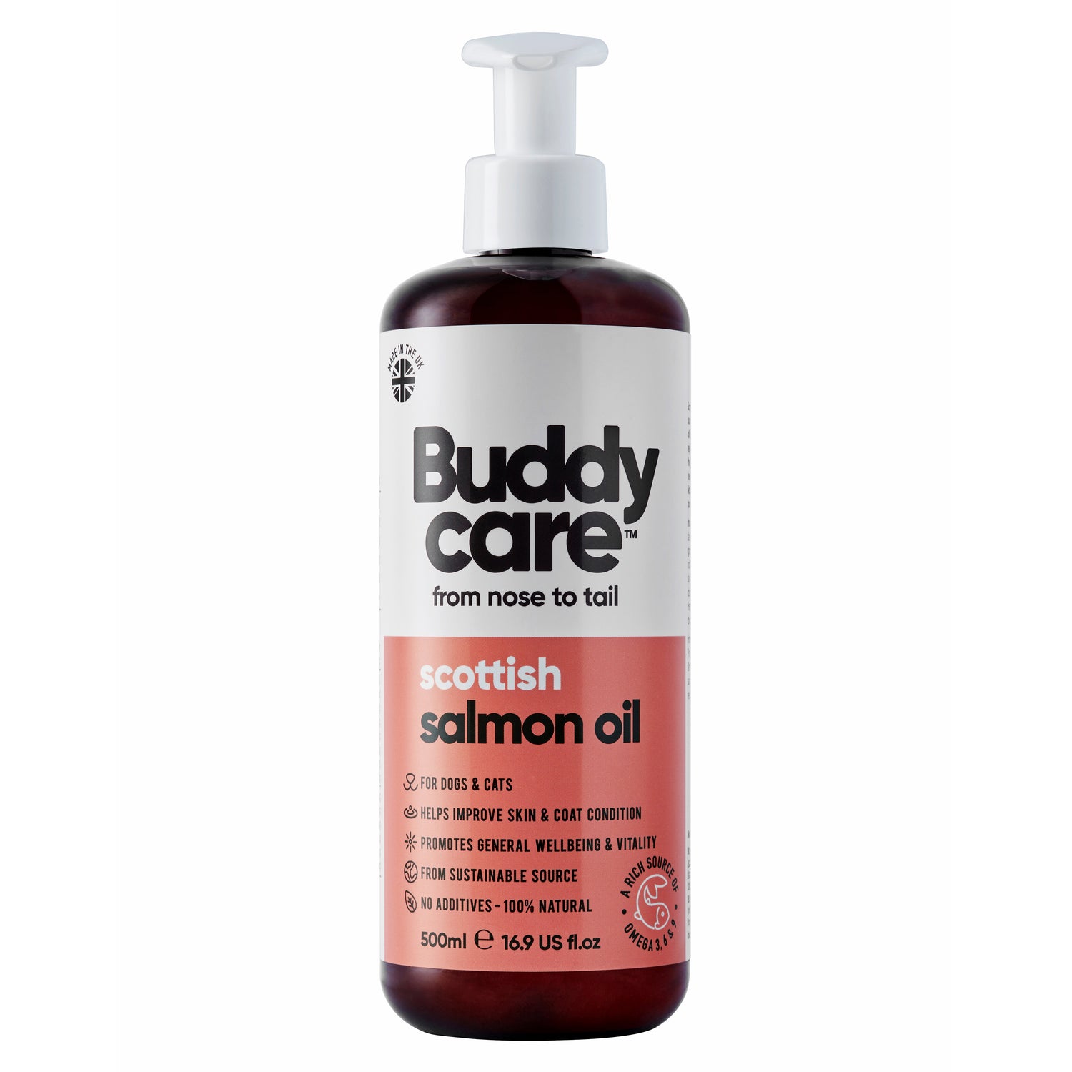 Scottish Salmon Oil for Dogs &amp; Cats by Buddycare