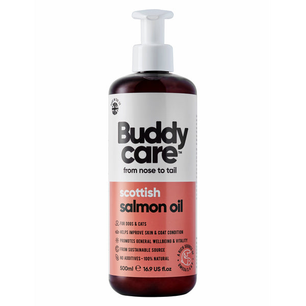 Scottish Salmon Oil for Dogs & Cats by Buddycare