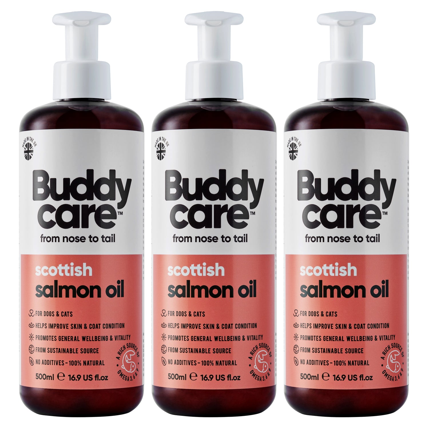 Scottish Salmon Oil for Dogs &amp; Cats by Buddycare