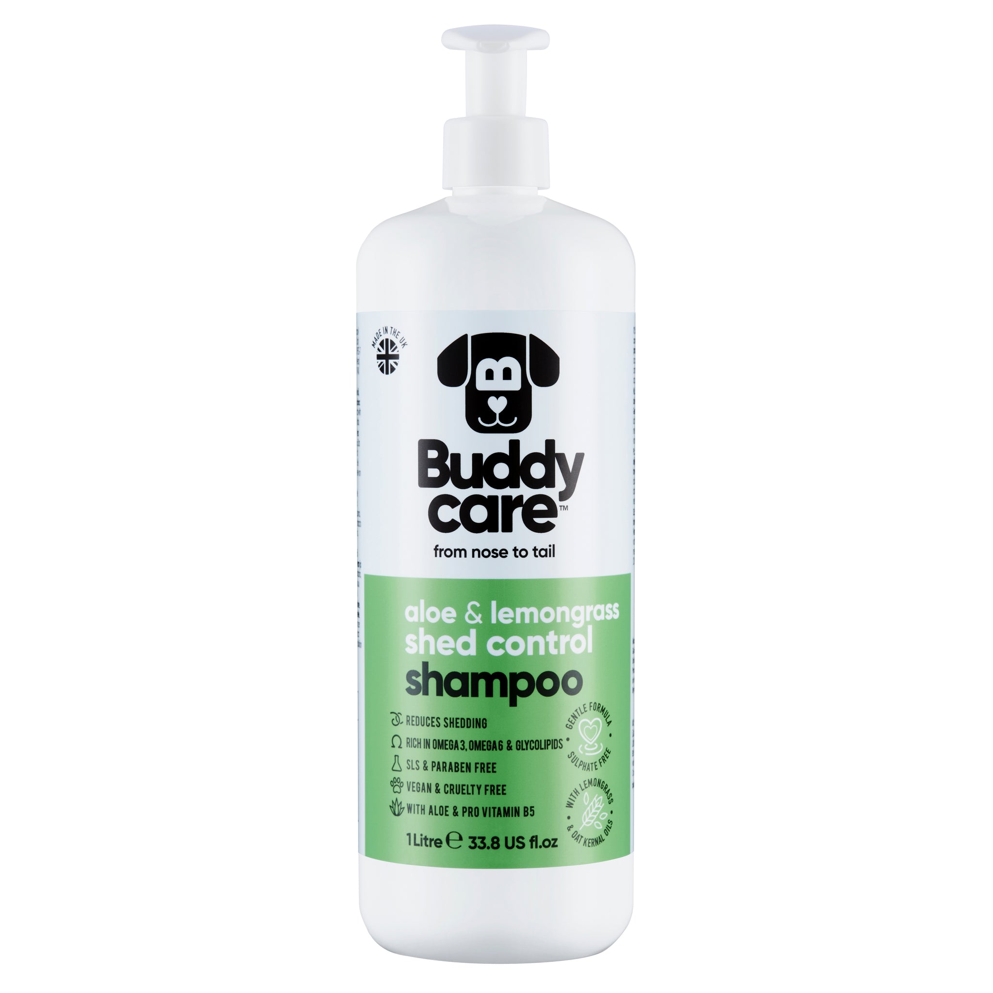 Shed Control Aloe Lemongrass Dog Shampoo