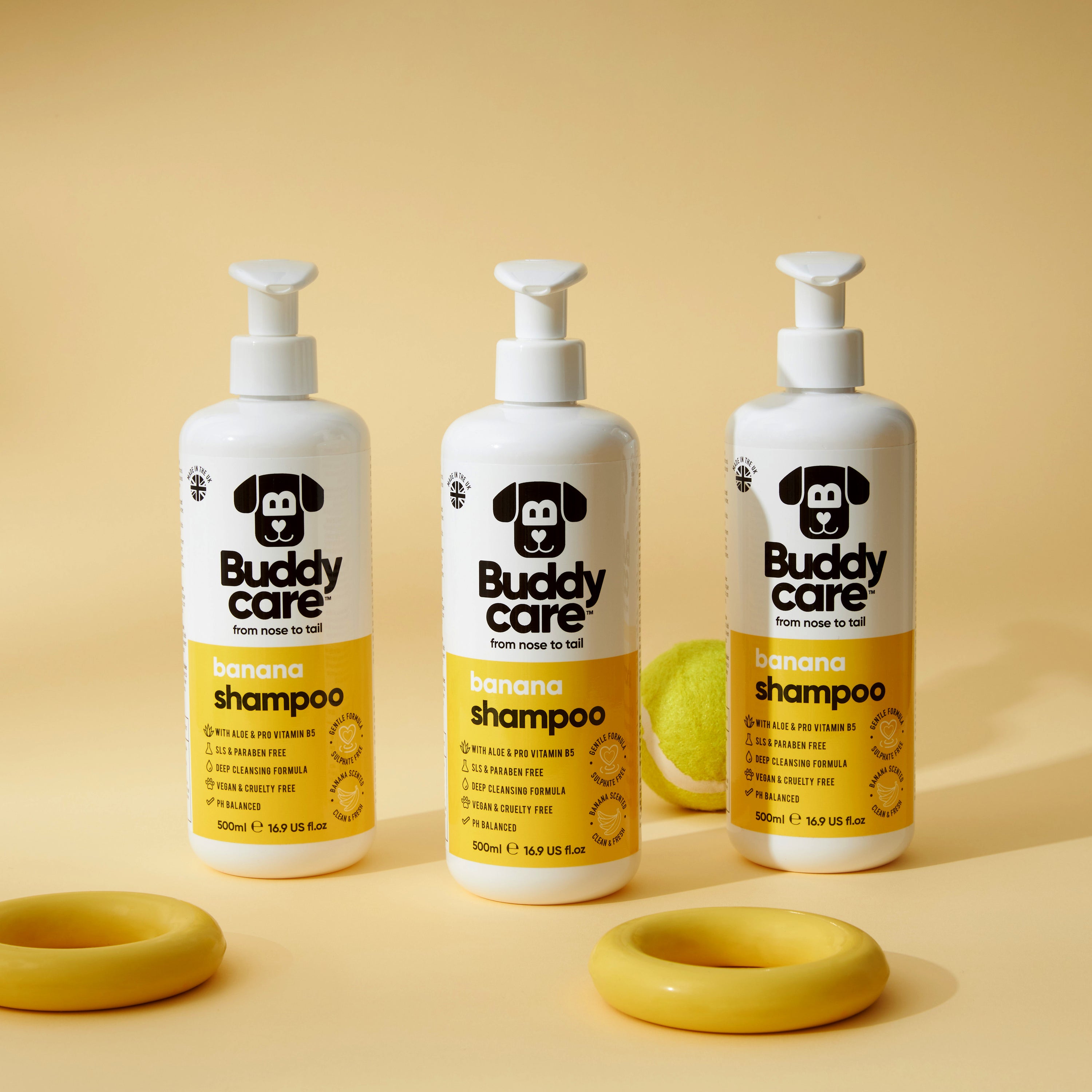 Banana Dog Shampoo by Buddycare