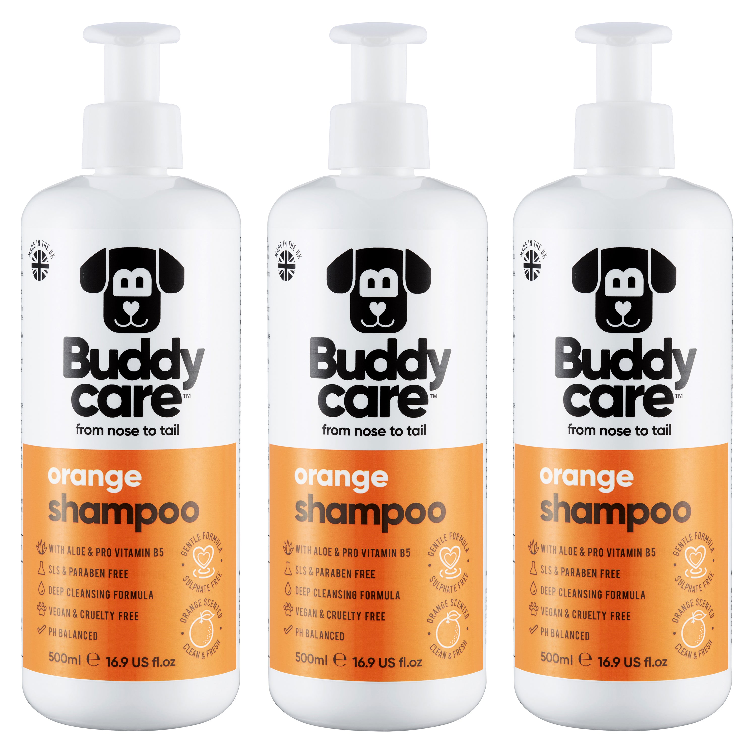 Orange Dog Shampoo by Buddycare