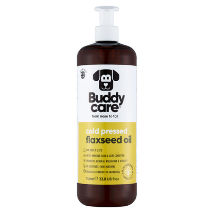 Flaxseed Oil for Dogs &amp; Cats by Buddycare