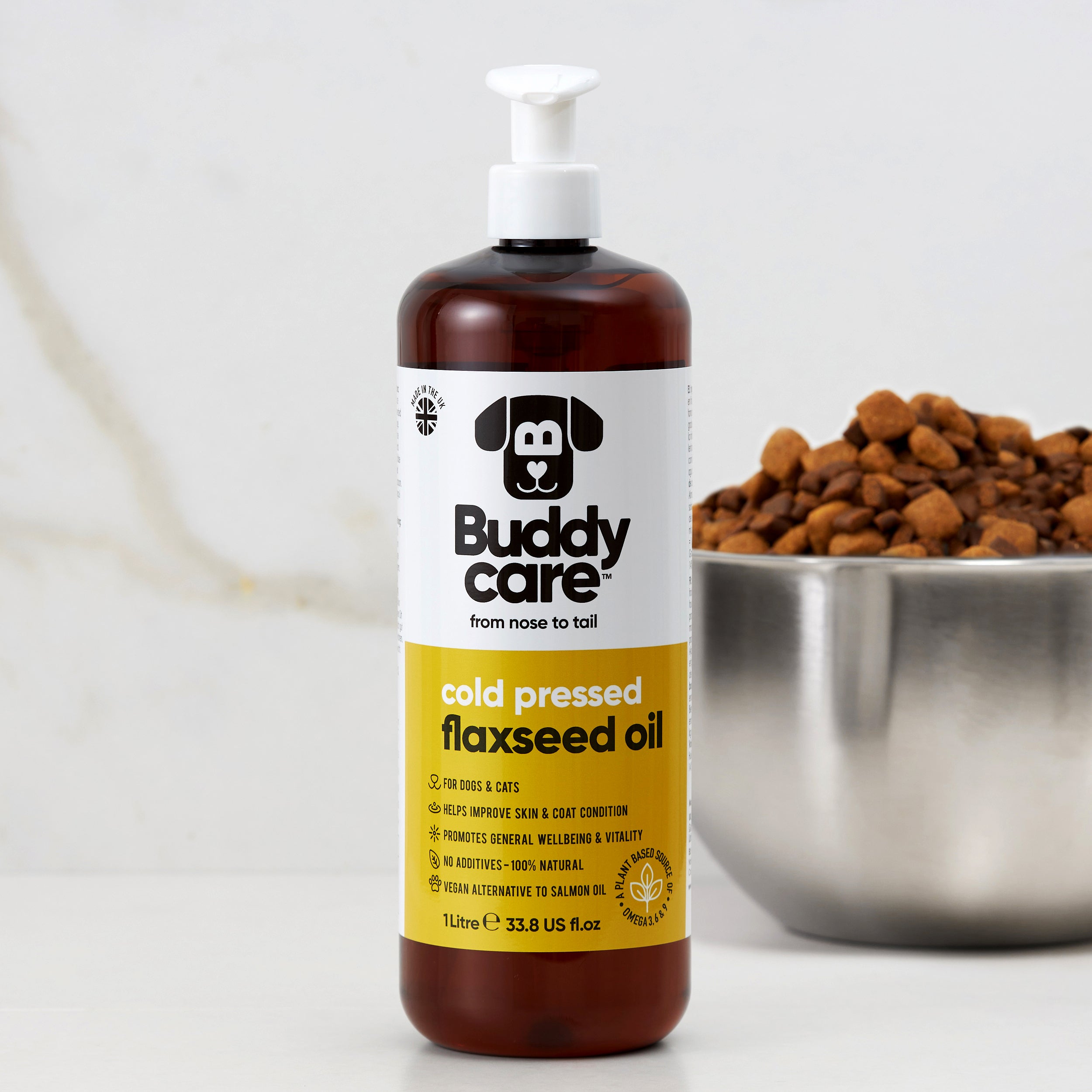 Flaxseed Oil for Dogs & Cats by Buddycare Flaxseed Oil for Dogs & Cats by Buddycare