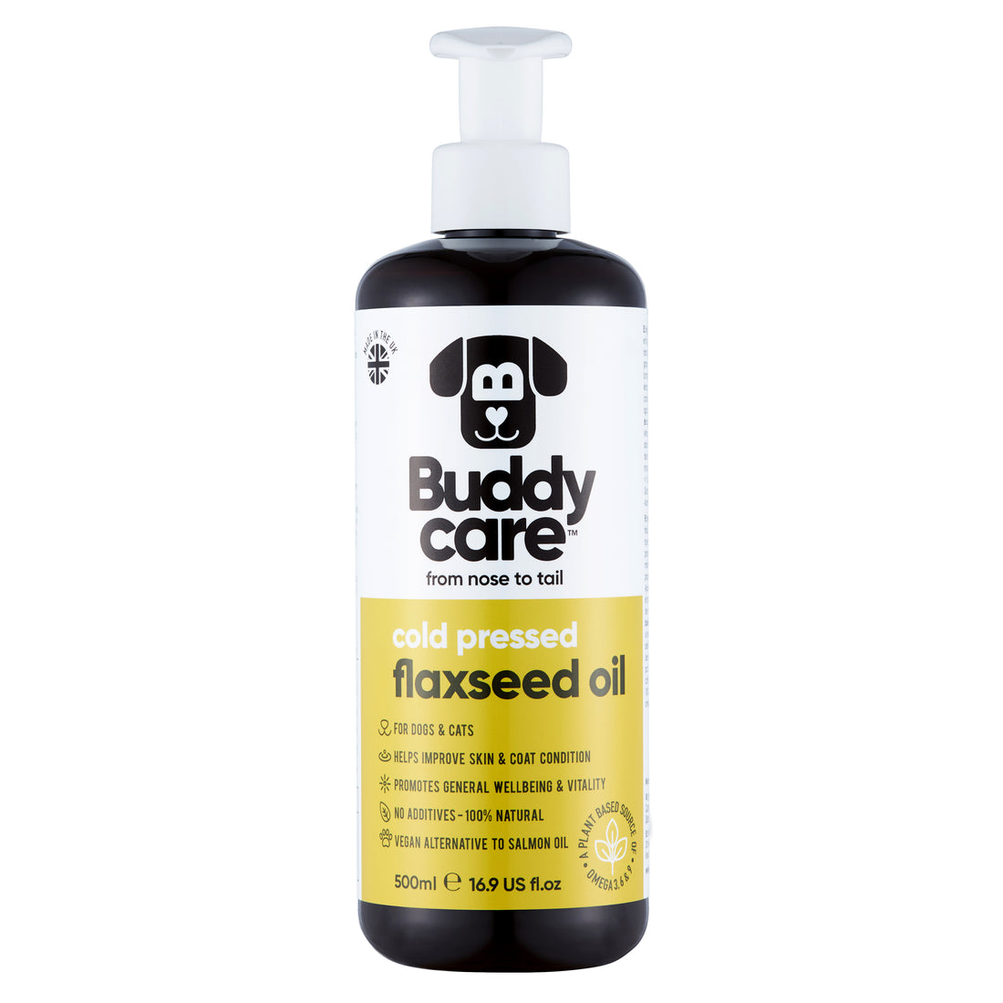 Flaxseed Oil for Dogs &amp; Cats by Buddycare
