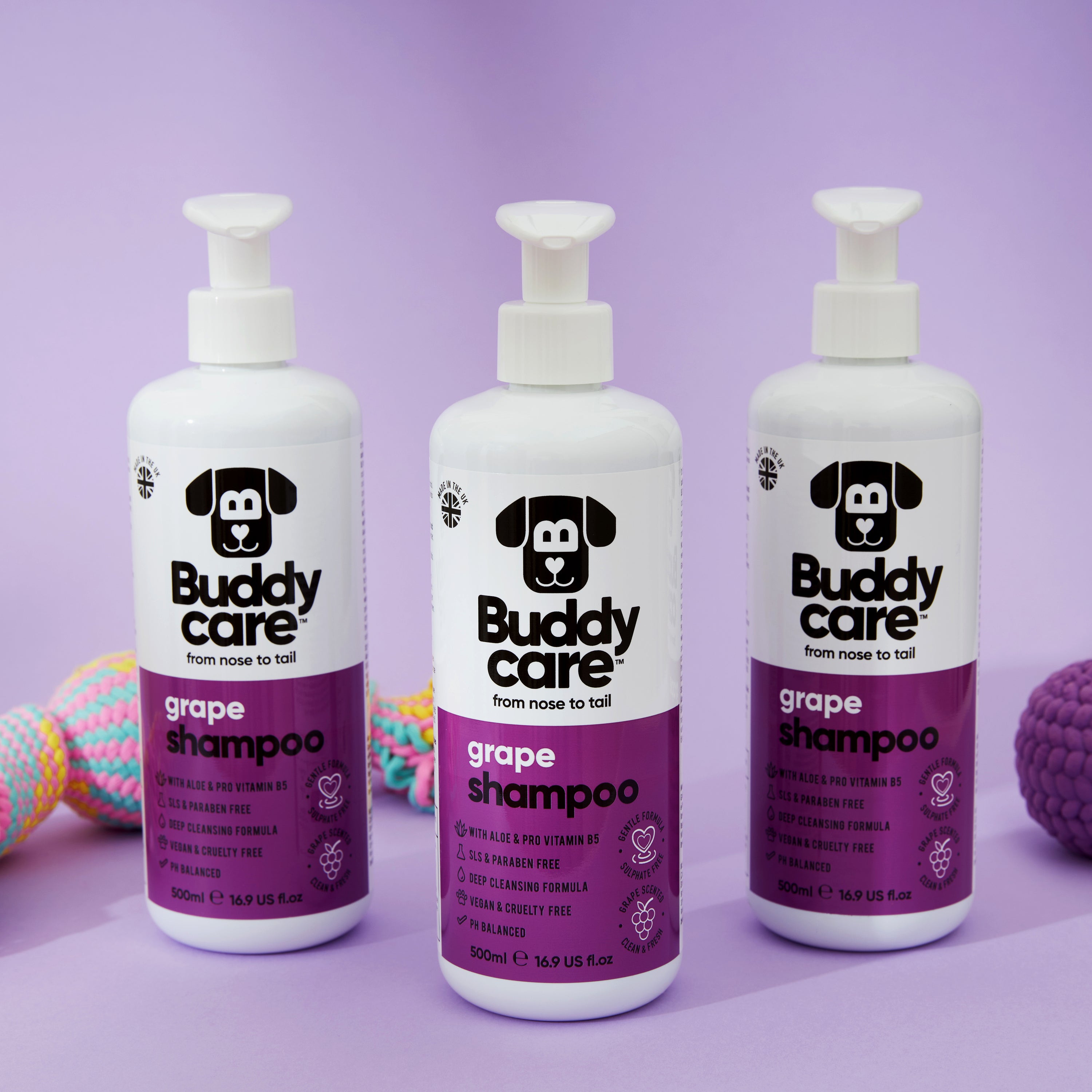 Grape Dog Shampoo by Buddycare