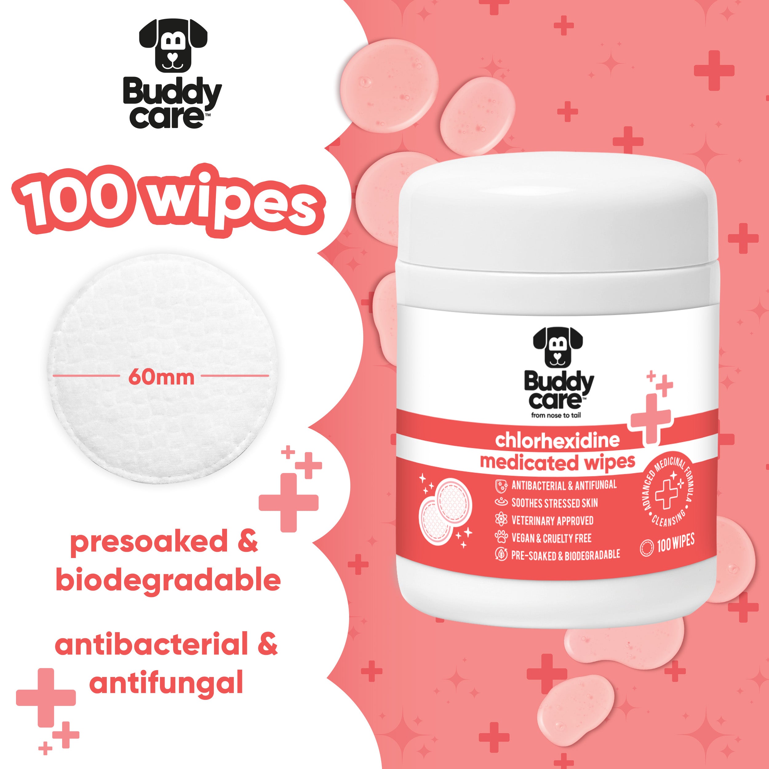 Chlorhexidine Medicated Wipes