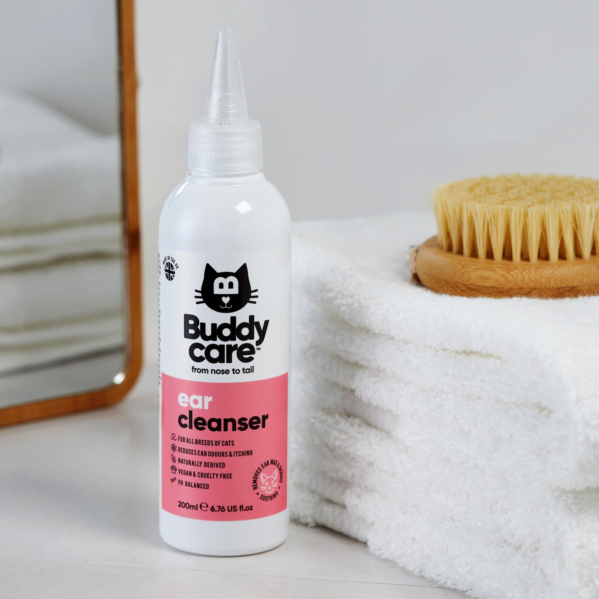 Cat Ear Cleanser by Buddycare