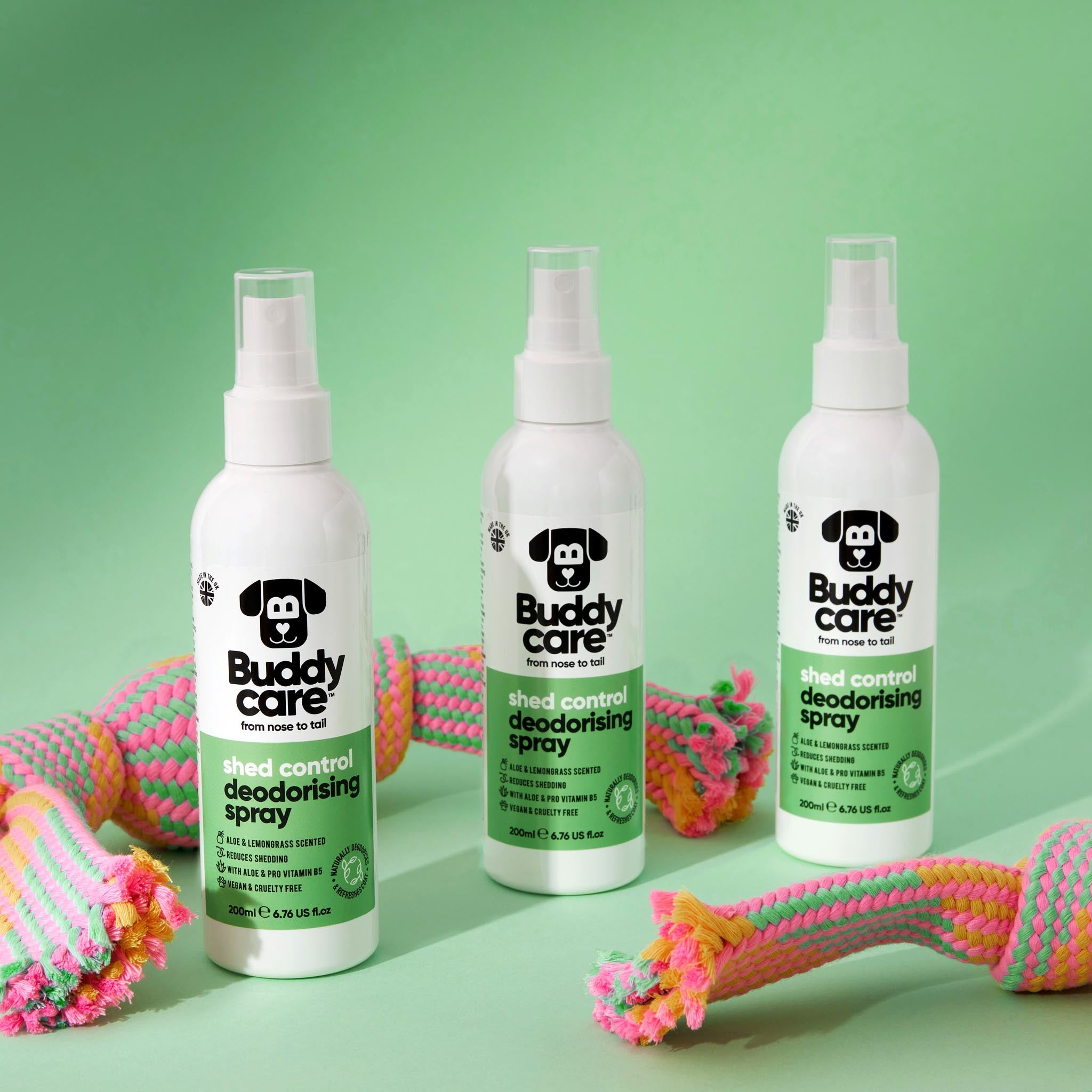 Shed Control Aloe &amp; Lemongrass Dog Deodorising Spray