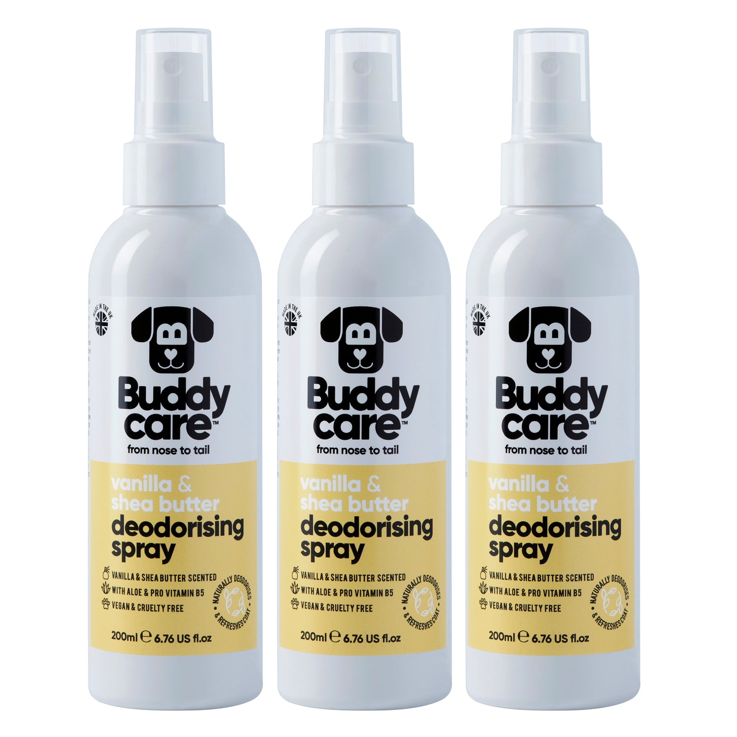 Vanilla &amp; Shea Butter Dog Deodorising Spray