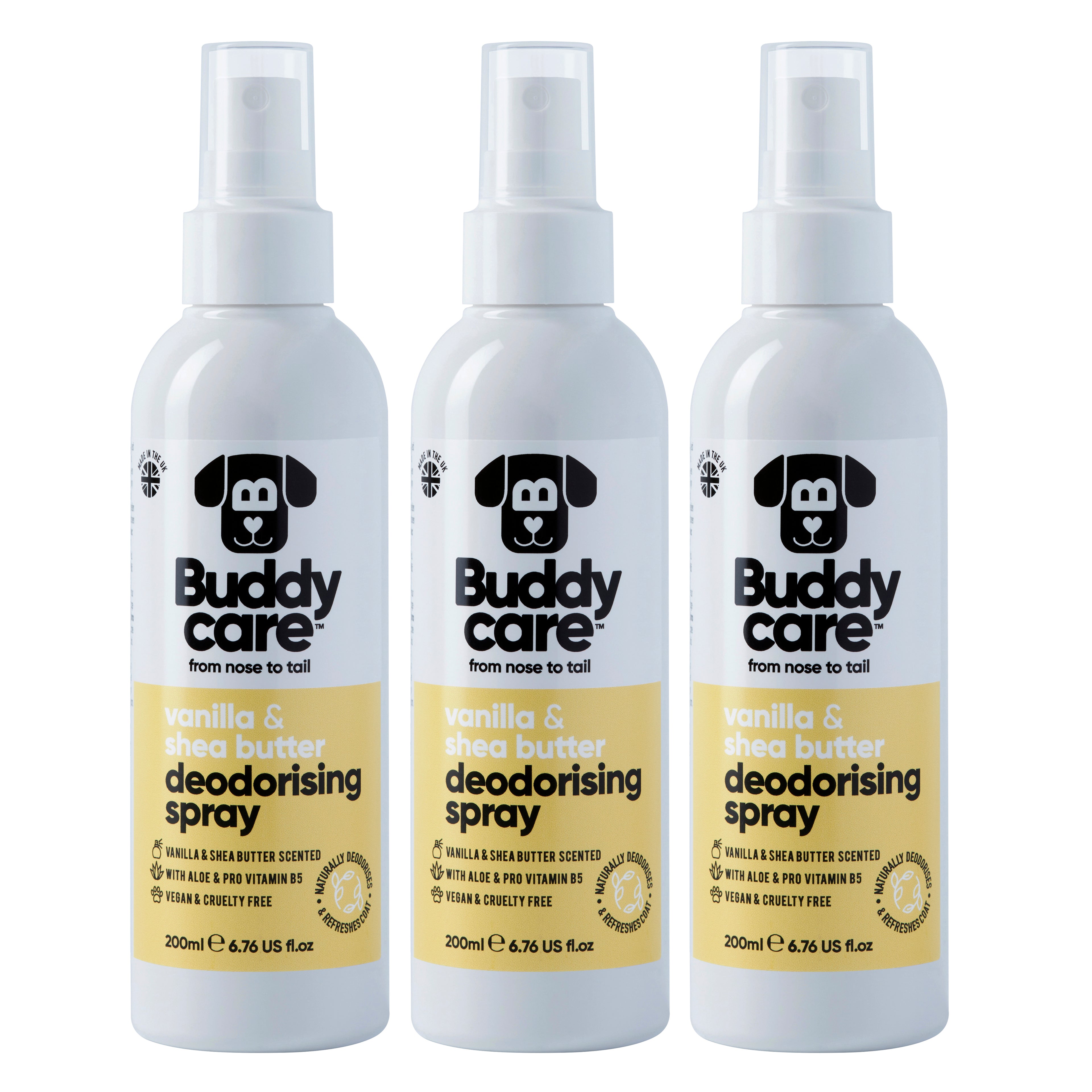 Vanilla &amp; Shea Butter Dog Deodorising Spray