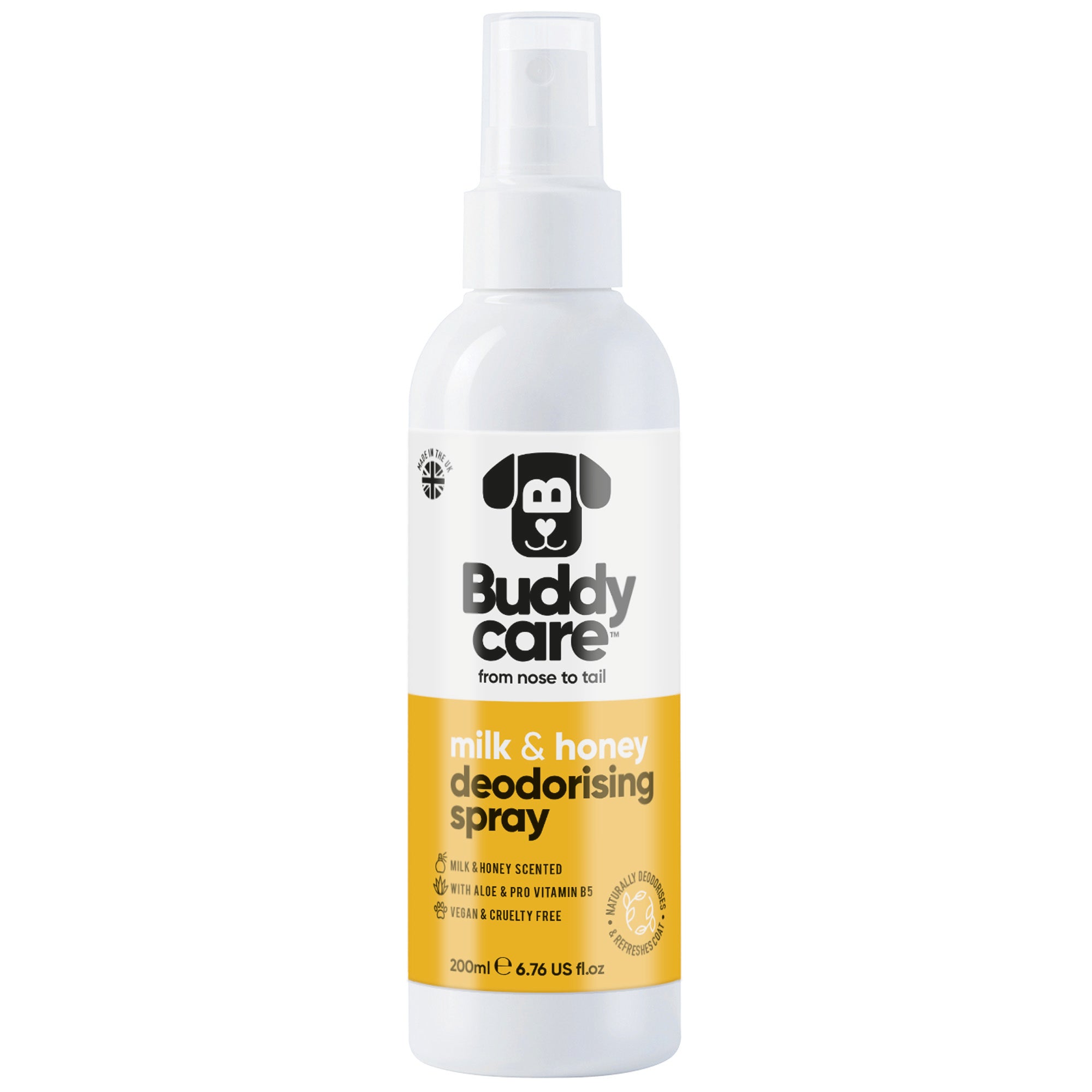 Milk & Honey Dog Deodorising Spray by Buddycare