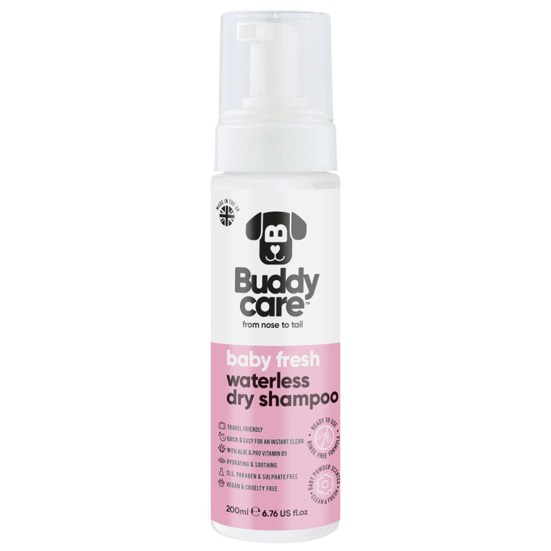 Baby Fresh Waterless Dry Dog Shampoo