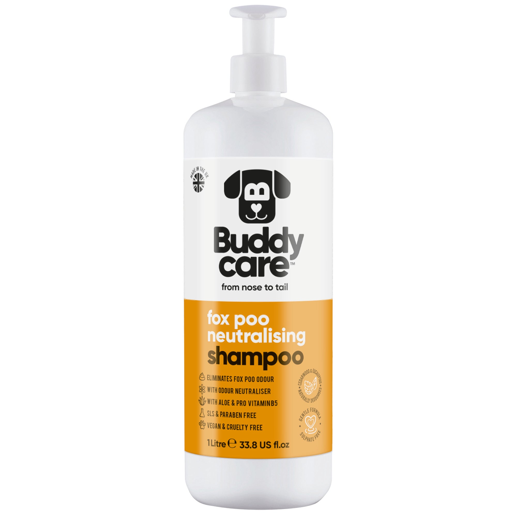 Fox Poo Neutralising Dog Shampoo by Buddycare