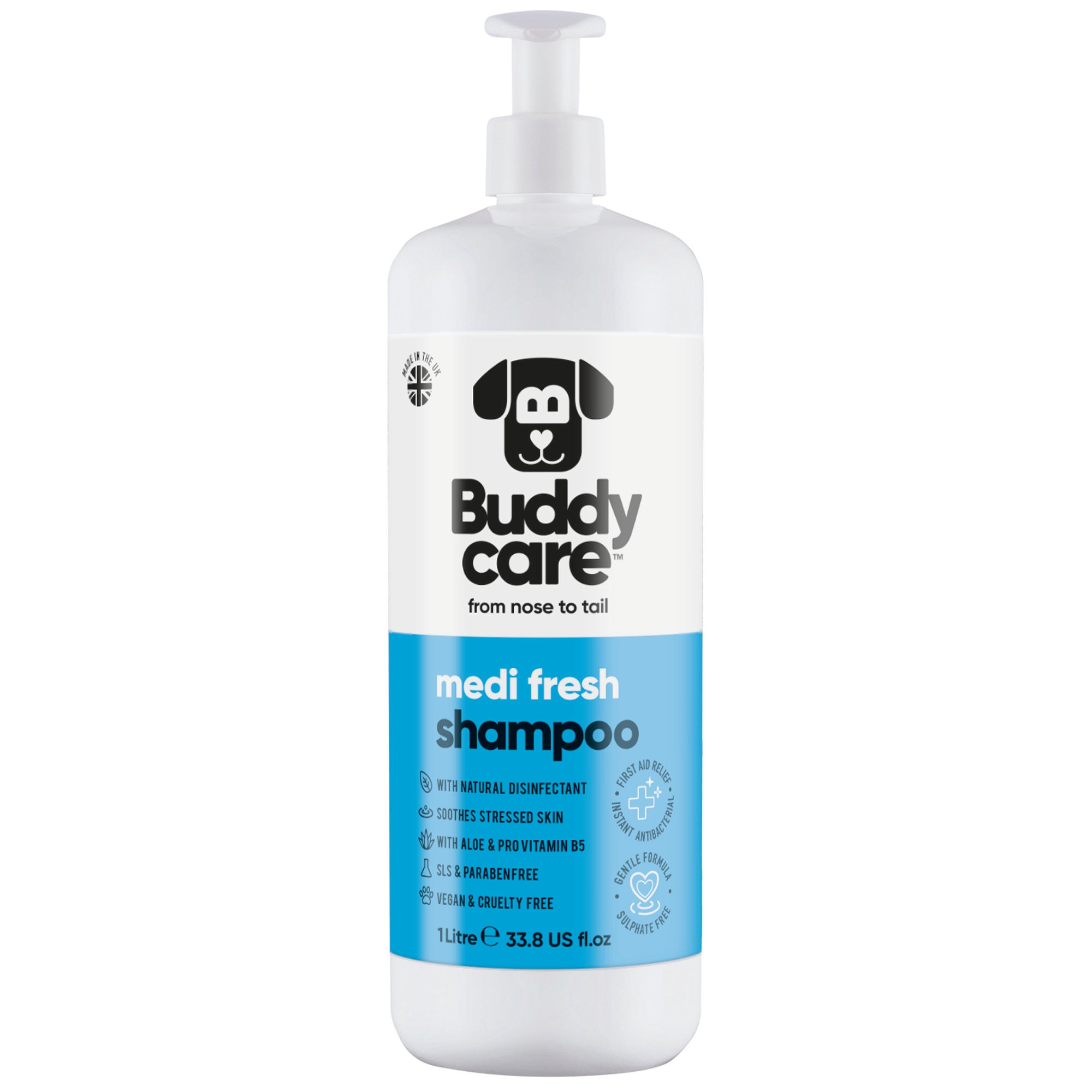 Medi Fresh Dog Shampoo by Buddycare