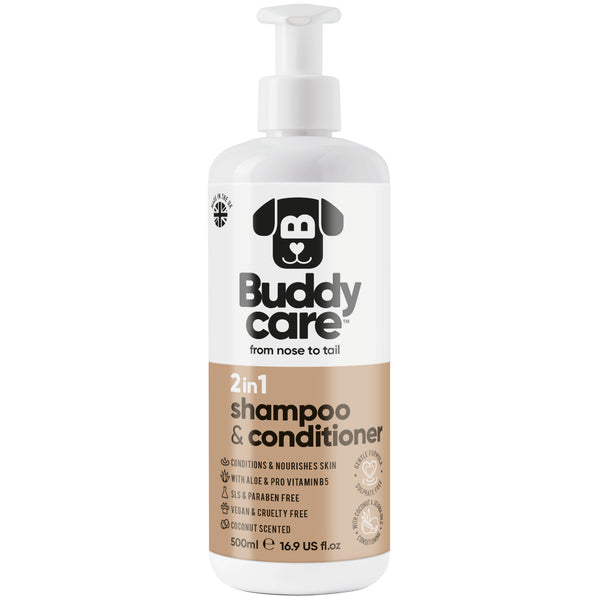 2in1 Coconut Dog Shampoo & Conditioner by Buddycare