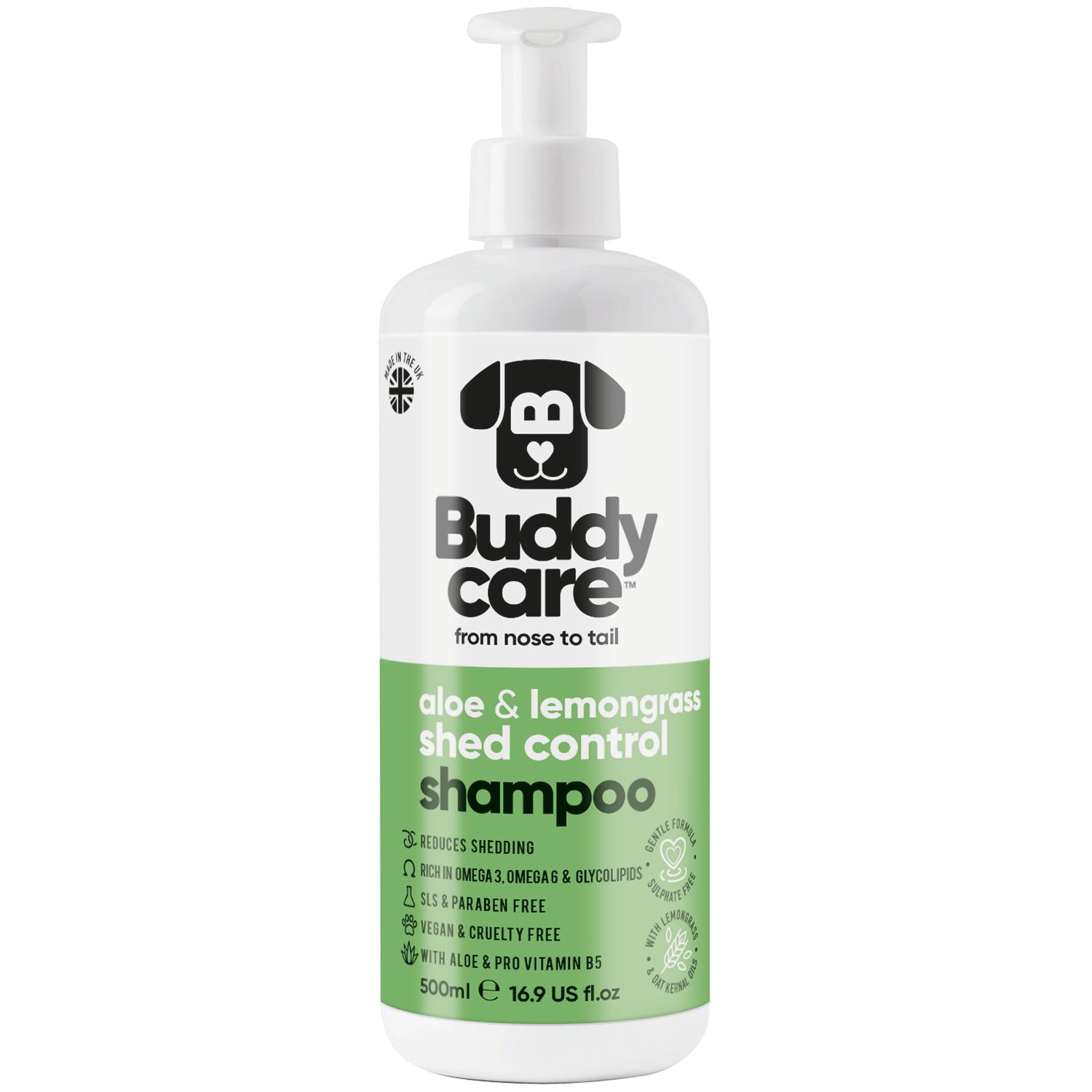 Shed Control Aloe &amp; Lemongrass Dog Shampoo