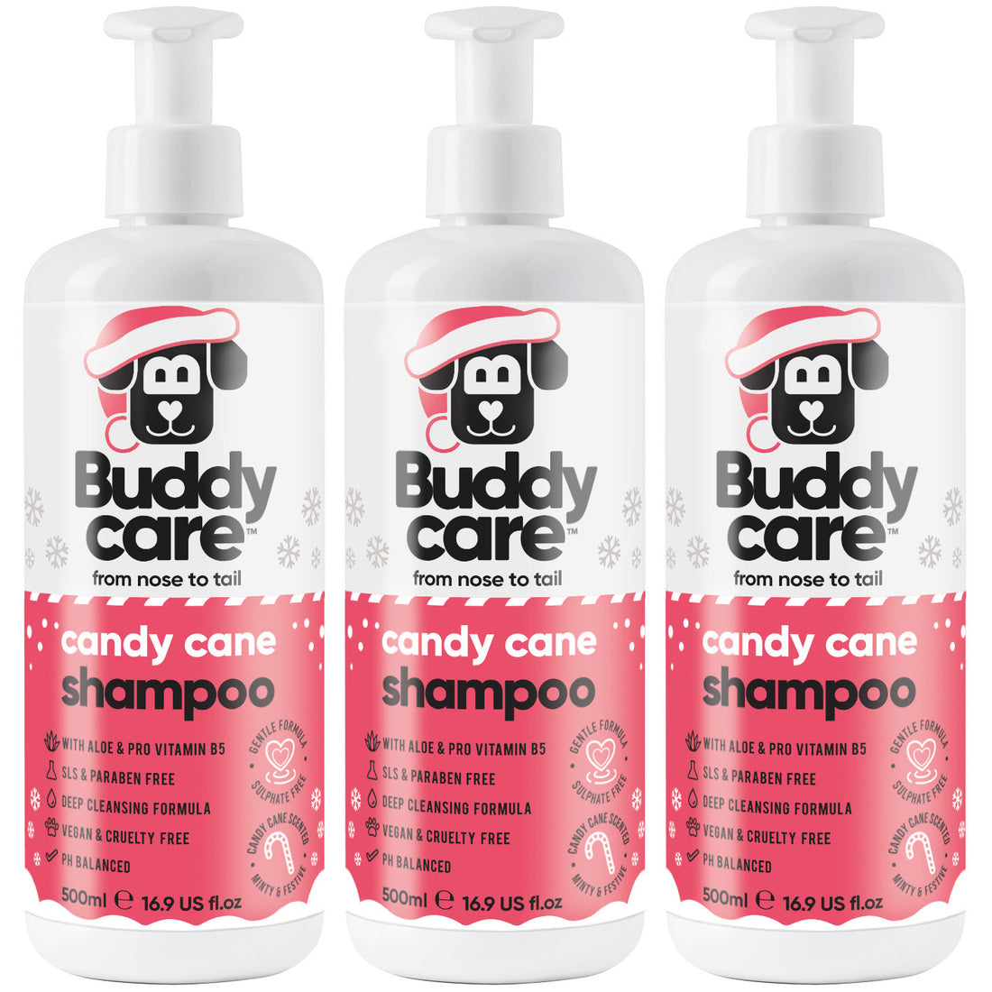 Candy Cane Dog Shampoo