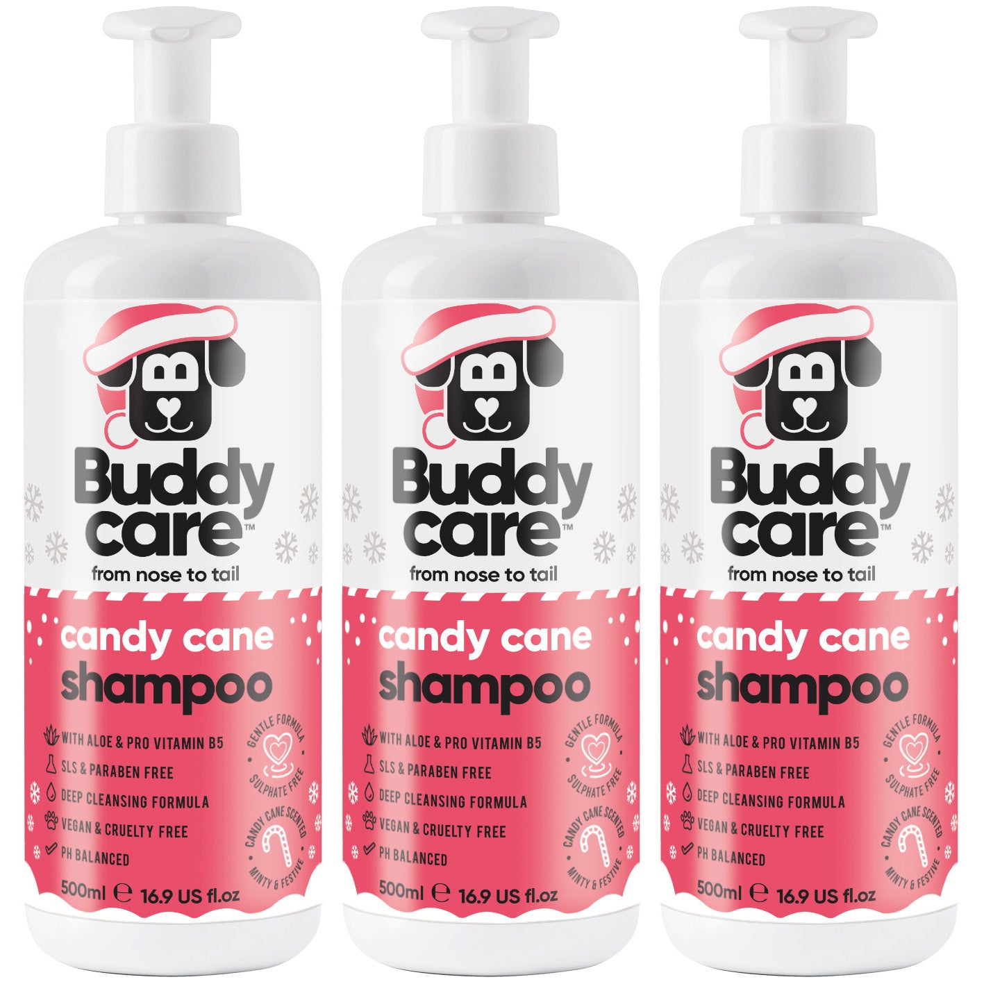 Candy Cane Dog Shampoo