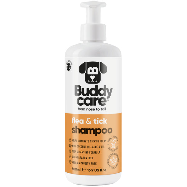 Flea & Tick Dog Shampoo by Buddycare