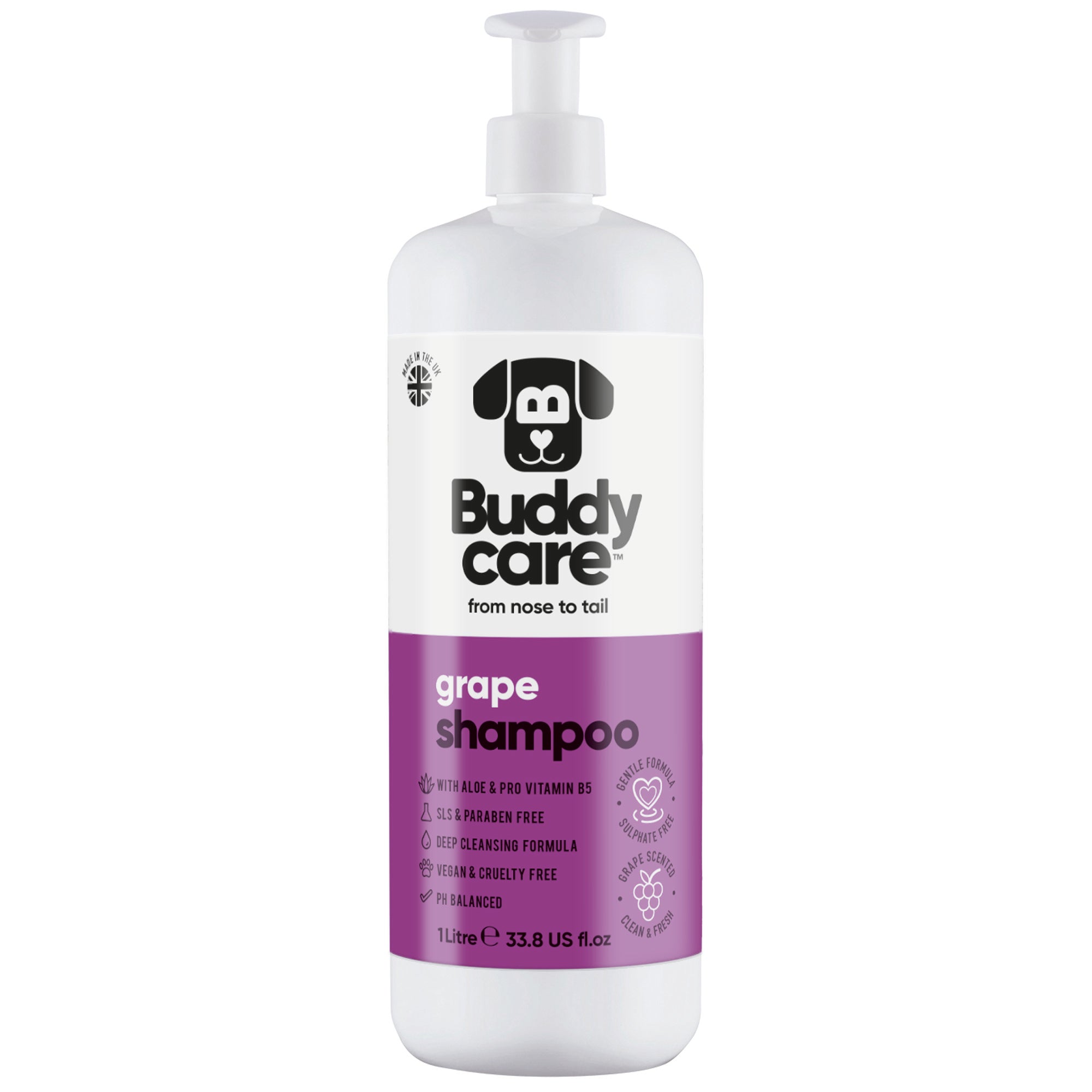 Grape Dog Shampoo by Buddycare