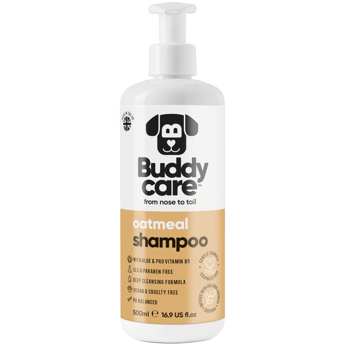 Oatmeal Dog Shampoo by Buddycare