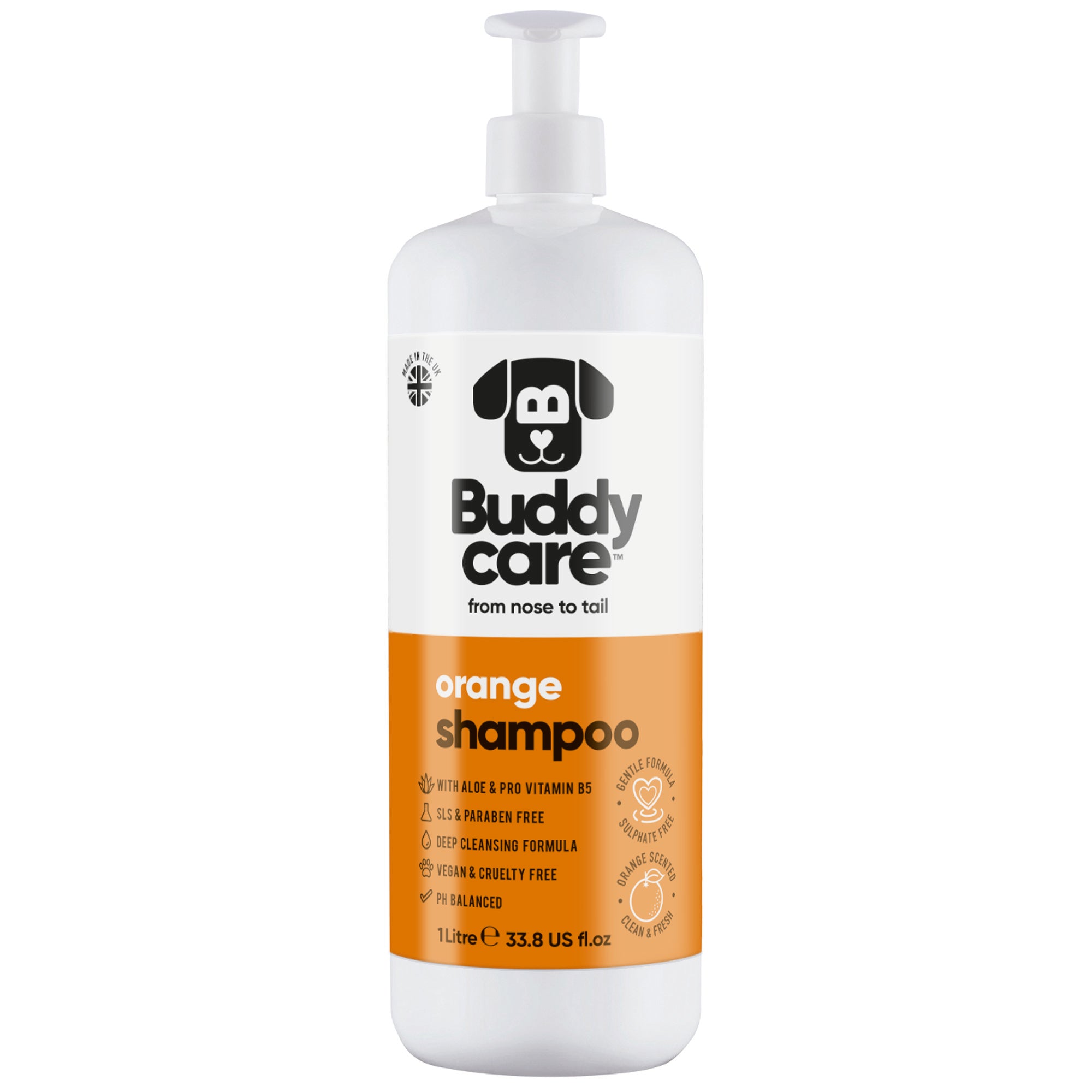 Orange Dog Shampoo by Buddycare