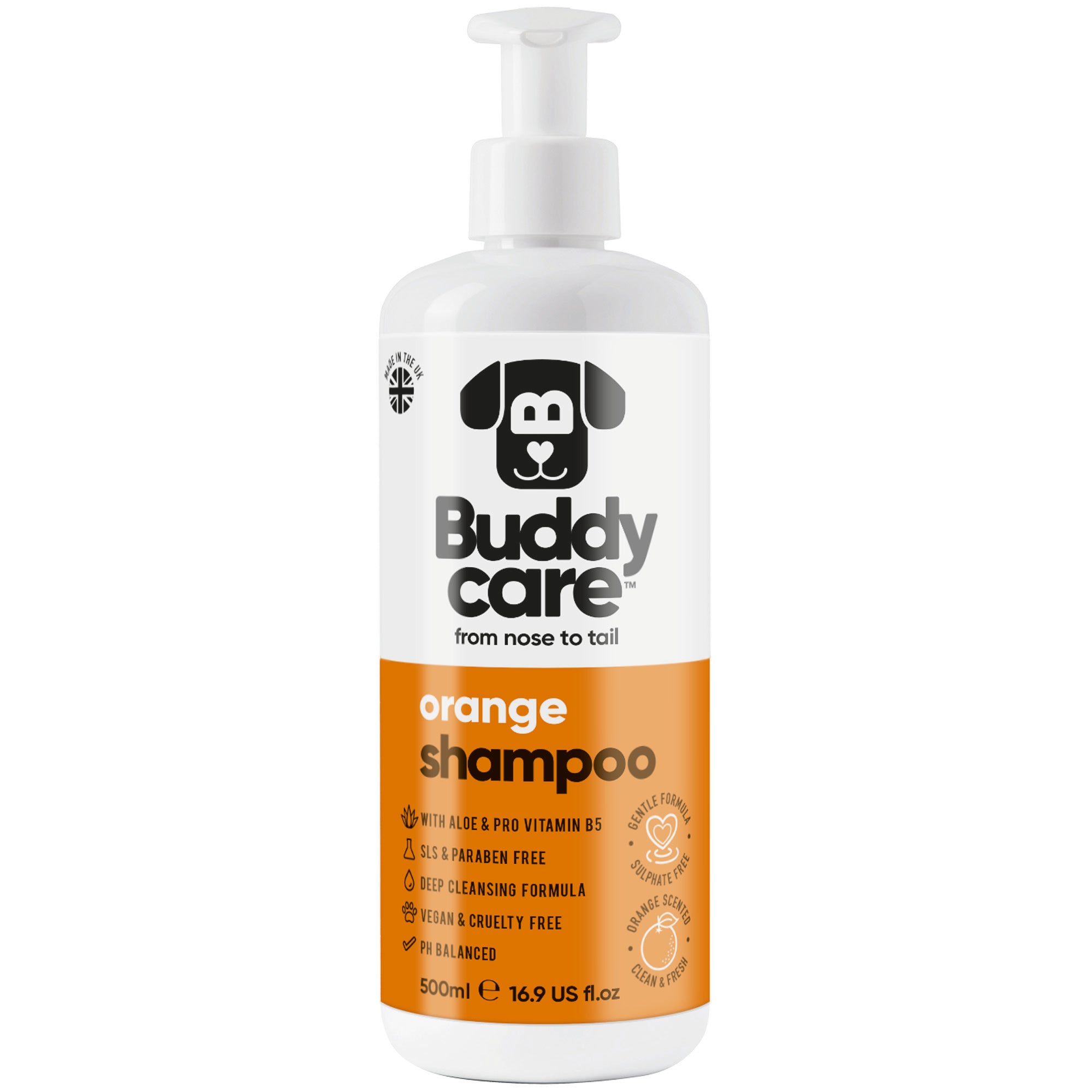 Orange Dog Shampoo by Buddycare