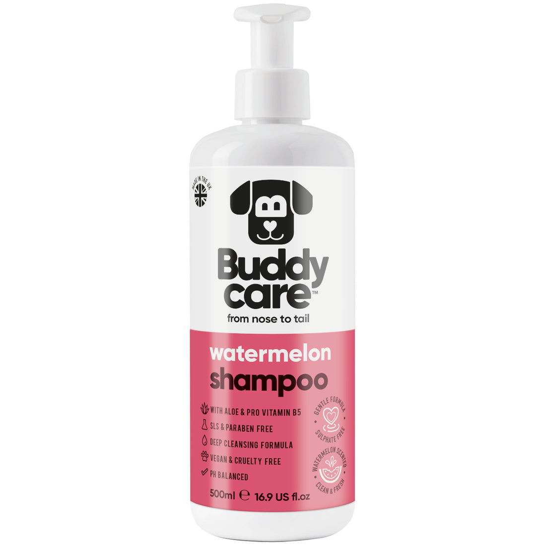 Watermelon Dog Shampoo by Buddycare