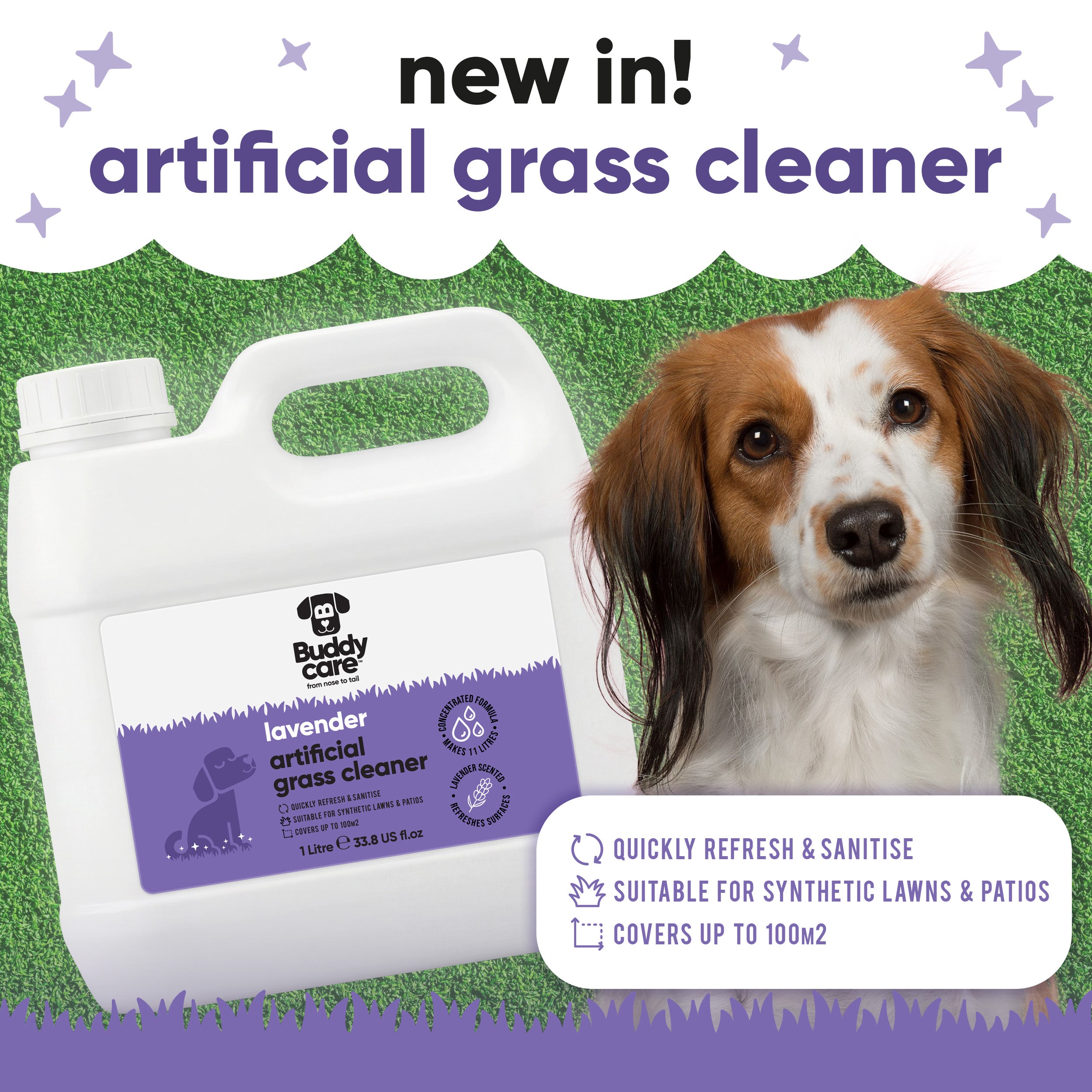 Lavender Artificial Grass Cleaner